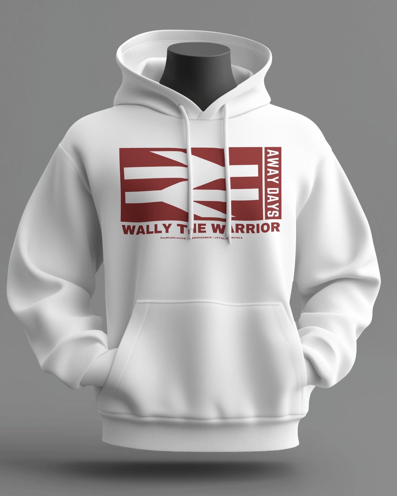 WALLY THE WARRIOR Midweight Hoodie | Stenhousemuir | Loyalty Travels