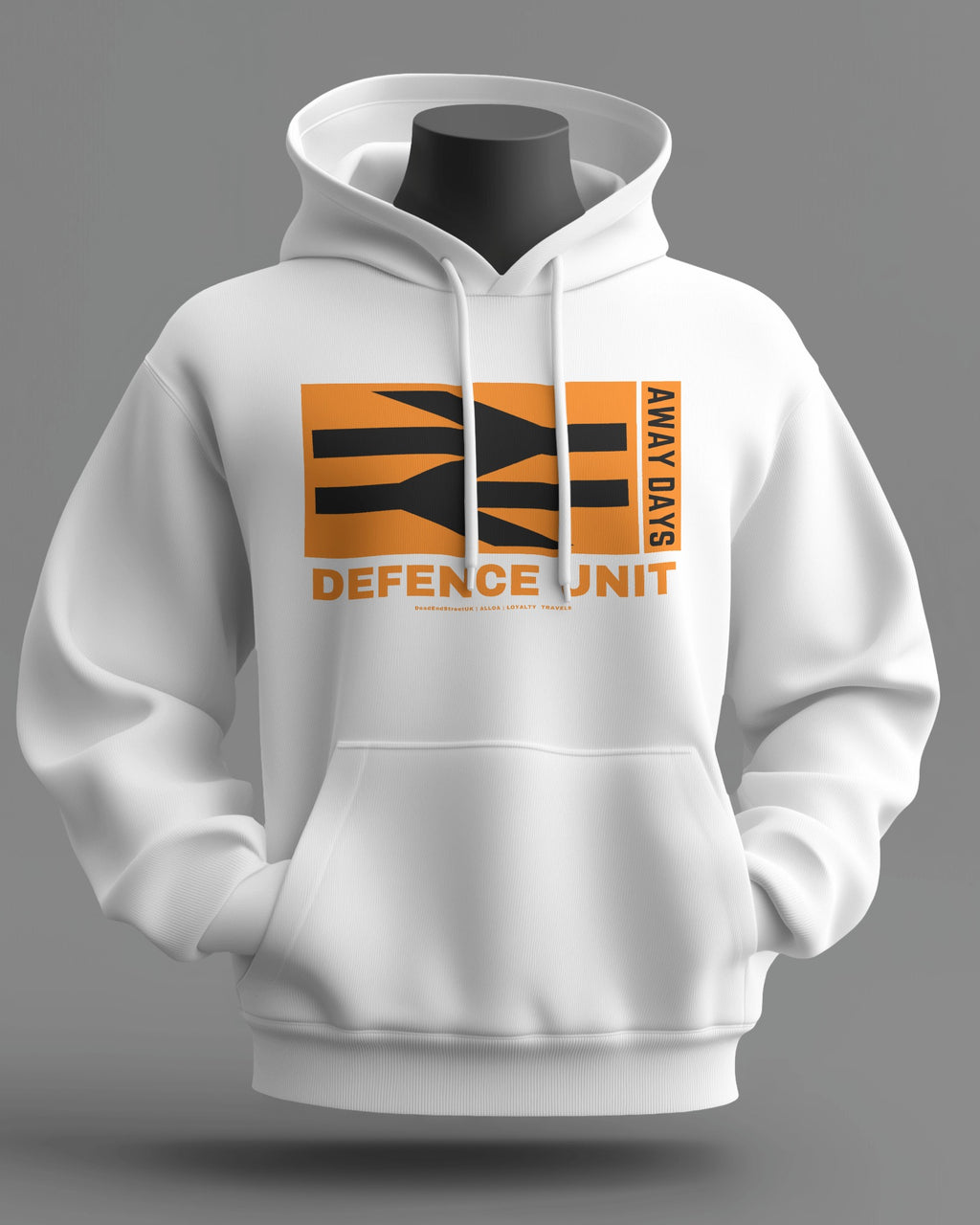 DEFENCE UNIT Midweight Hoodie | Alloa Hooligan Firm | Loyalty Travels