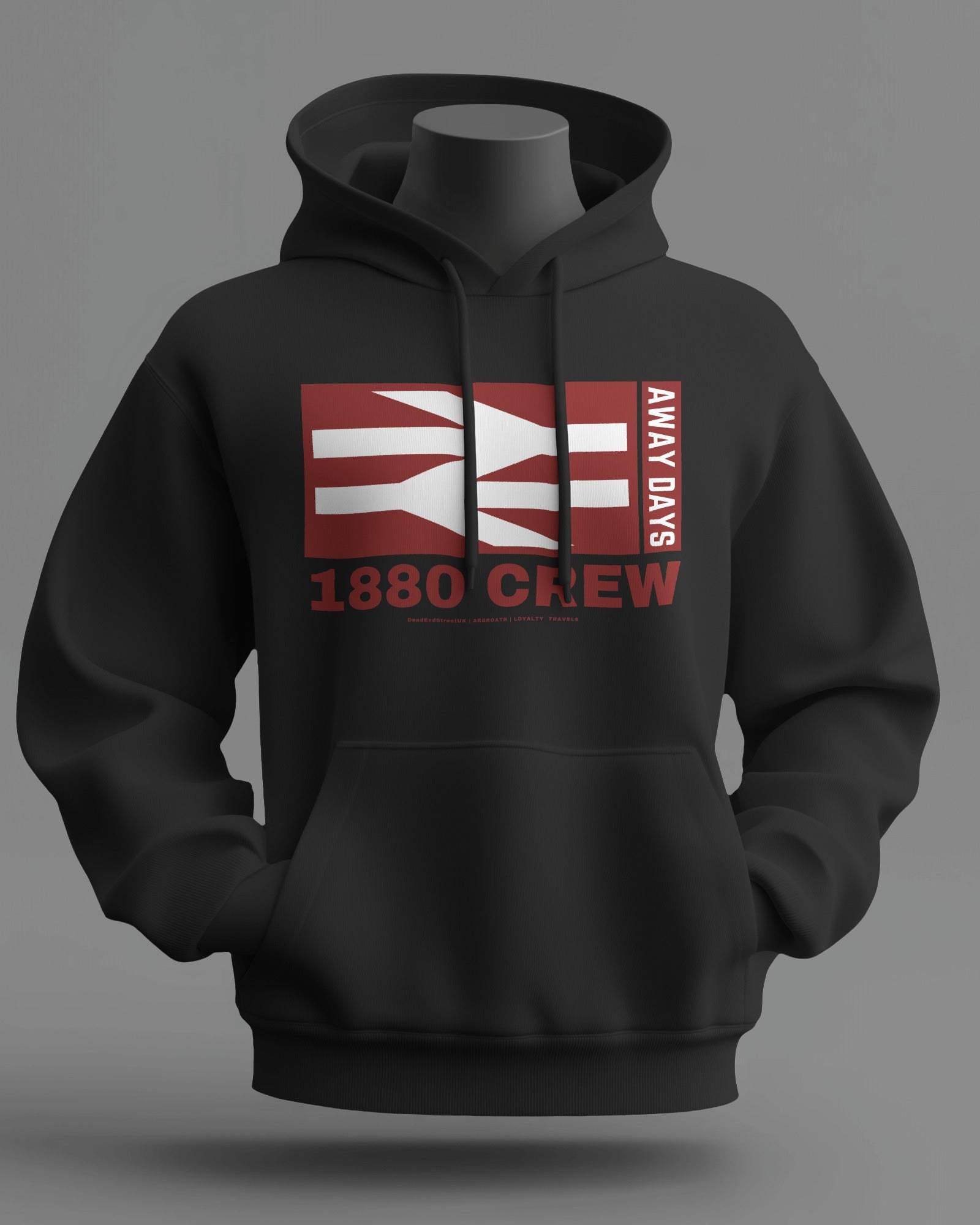 1880 CREW Midweight Hoodie | Arbroath Hooligan Firm | Loyalty Travels