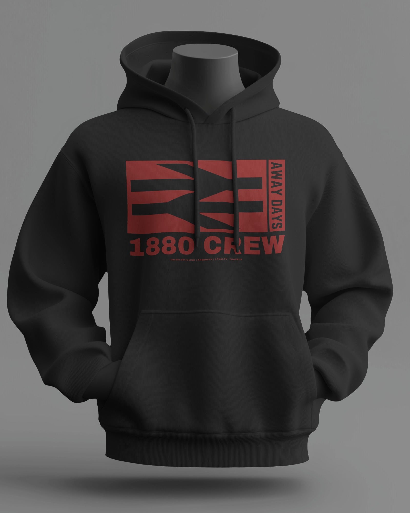 1880 CREW Midweight Hoodie | Arbroath Hooligan Firm | Loyalty Travels