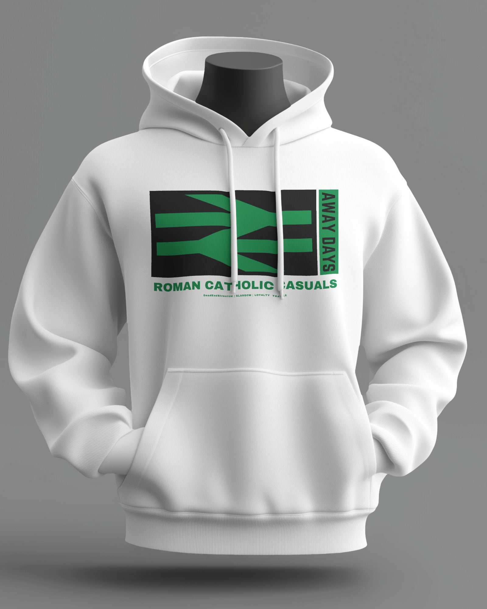 ROMAN CATHOLIC CASUALS Midweight Hoodie | Celtic Hooligan Firm | Loyalty Travels