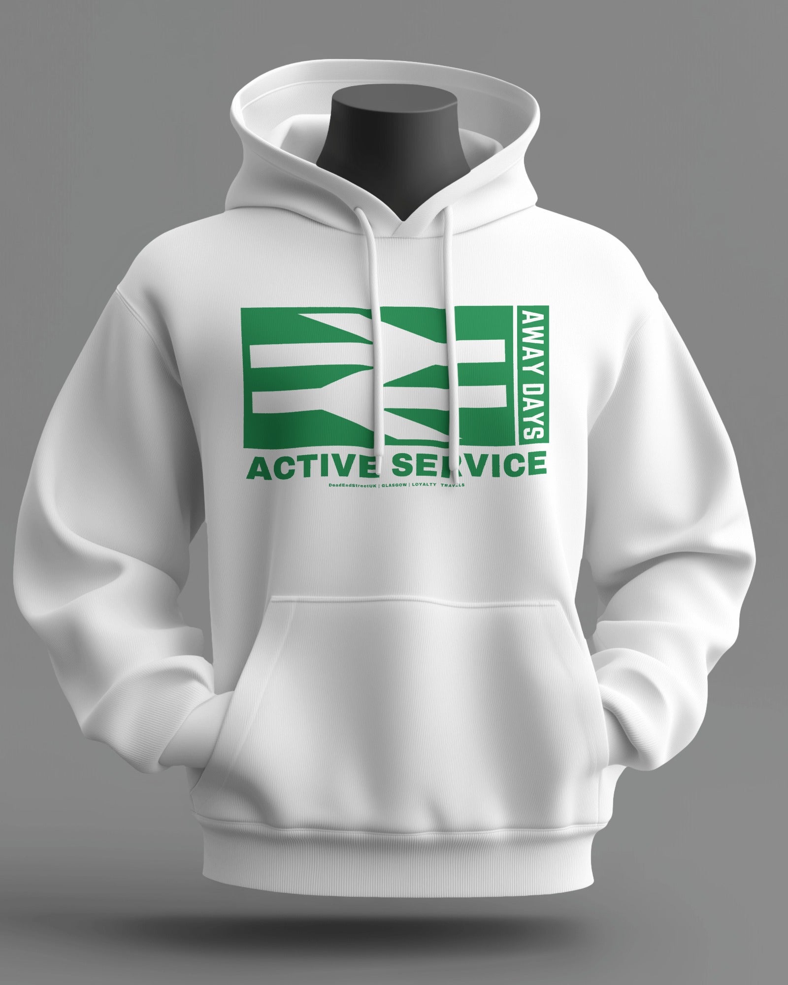 ACTIVE SERVICE Midweight Hoodie | Celtic Hooligan Firm | Loyalty Travels