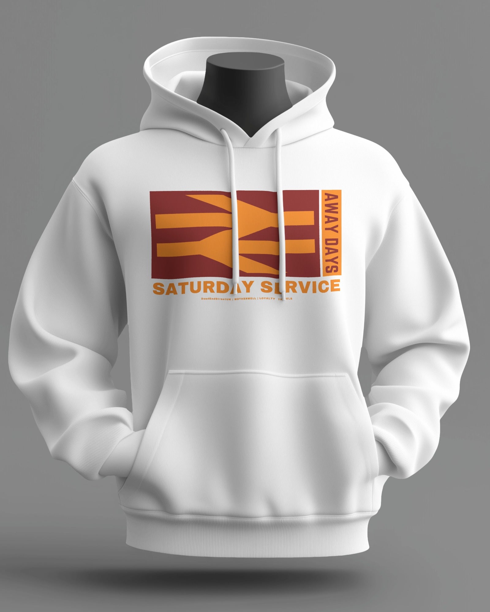 SATURDAY SERVICE Midweight Hoodie | Motherwell Hooligan Firm | Loyalty Travels