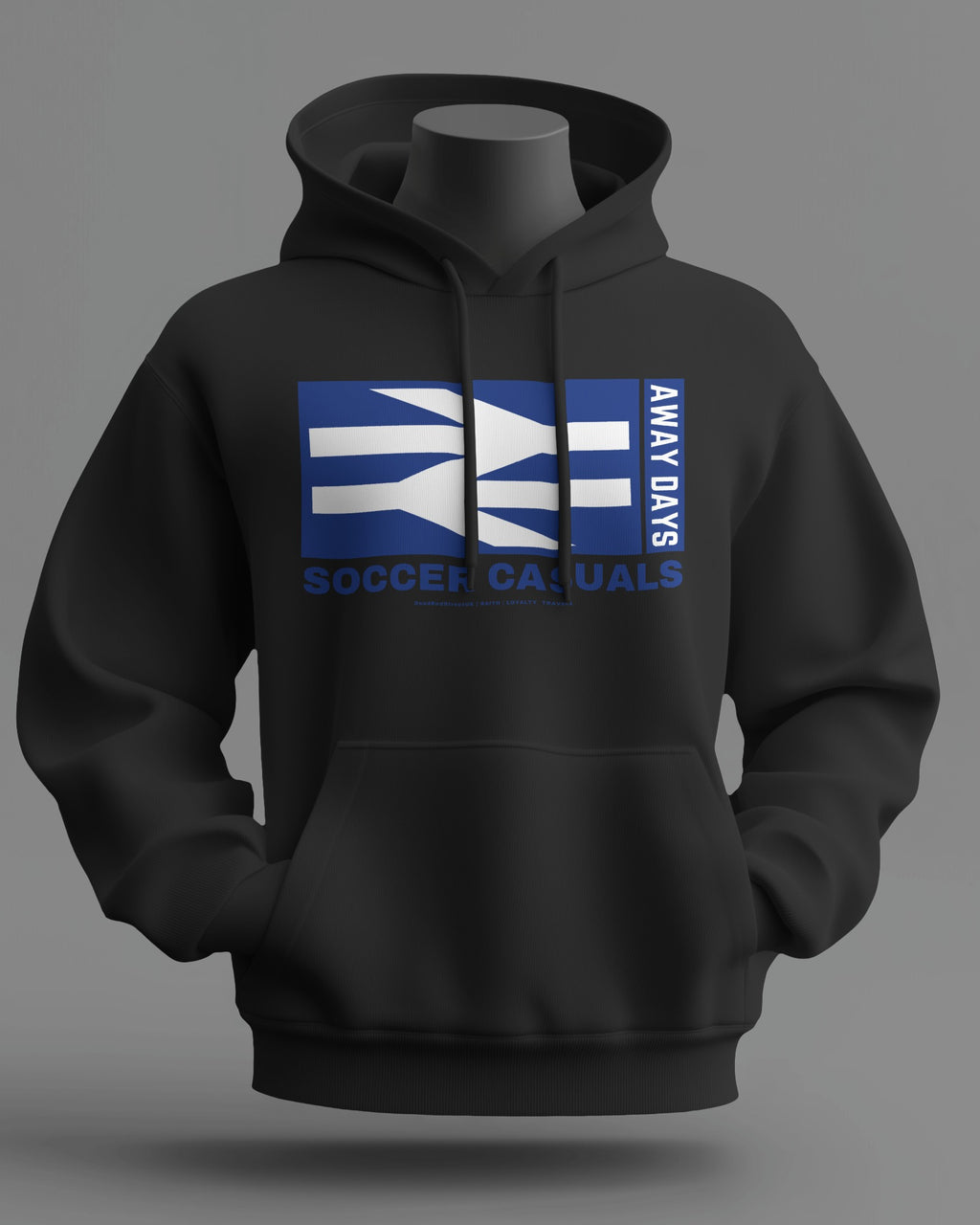 SOCCER CASUALS Midweight Hoodie | Raith Hooligan Firm | Loyalty Travels
