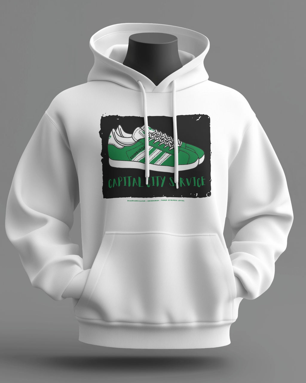 CAPITAL CITY SERVICE Midweight Hoodie | Hibernian Hooligan Firm | Three Steps Loyal