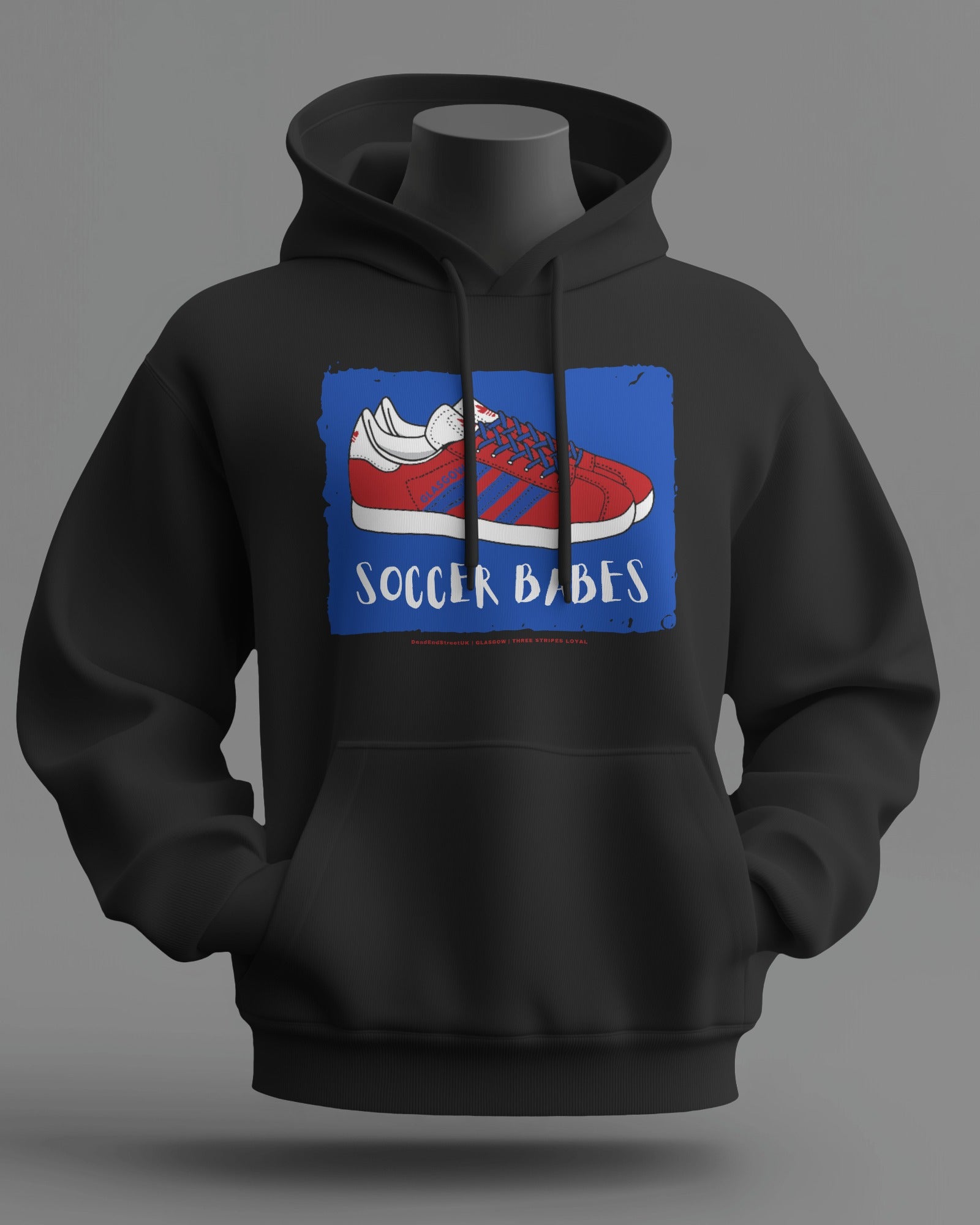 SOCCER B Midweight Hoodie | Rangers Hooligan Firm | Three Stripes Loyal