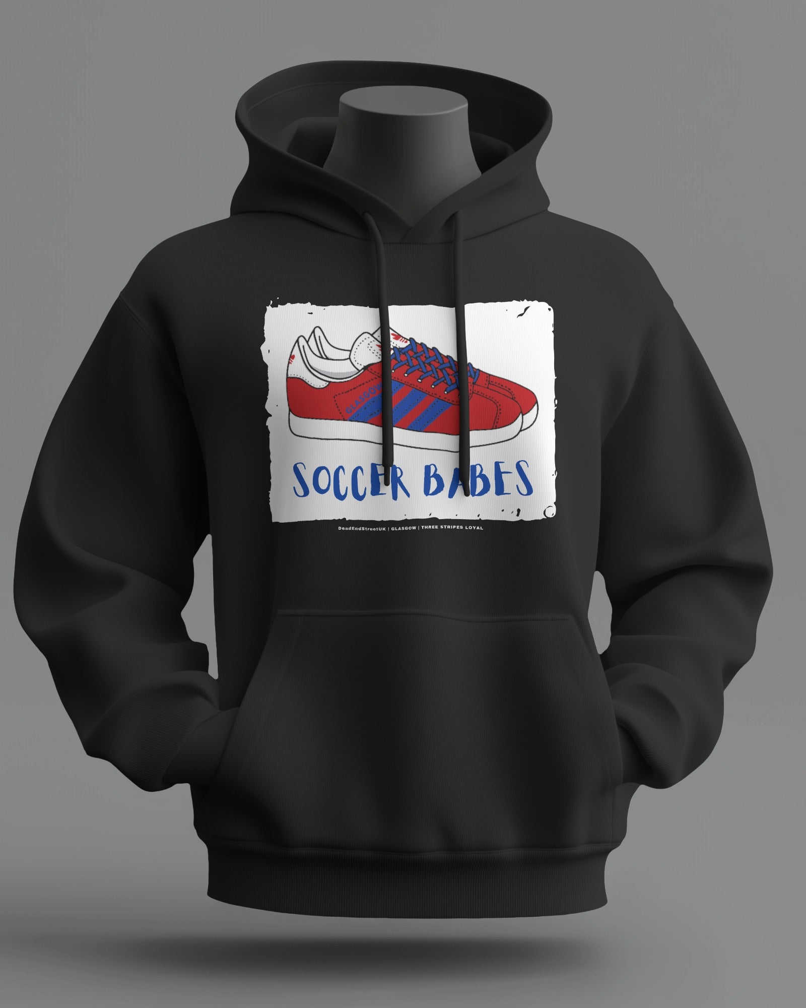 SOCCER B Midweight Hoodie | Rangers Hooligan Firm | Three Stripes Loyal