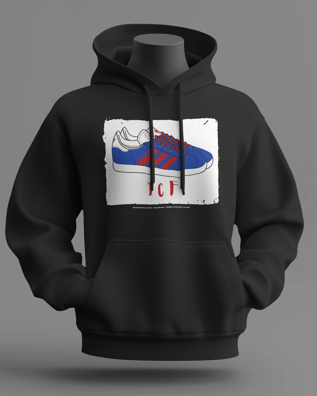 ICF Midweight Hoodie | Rangers Hooligan Firm | Three Stripes Loyal