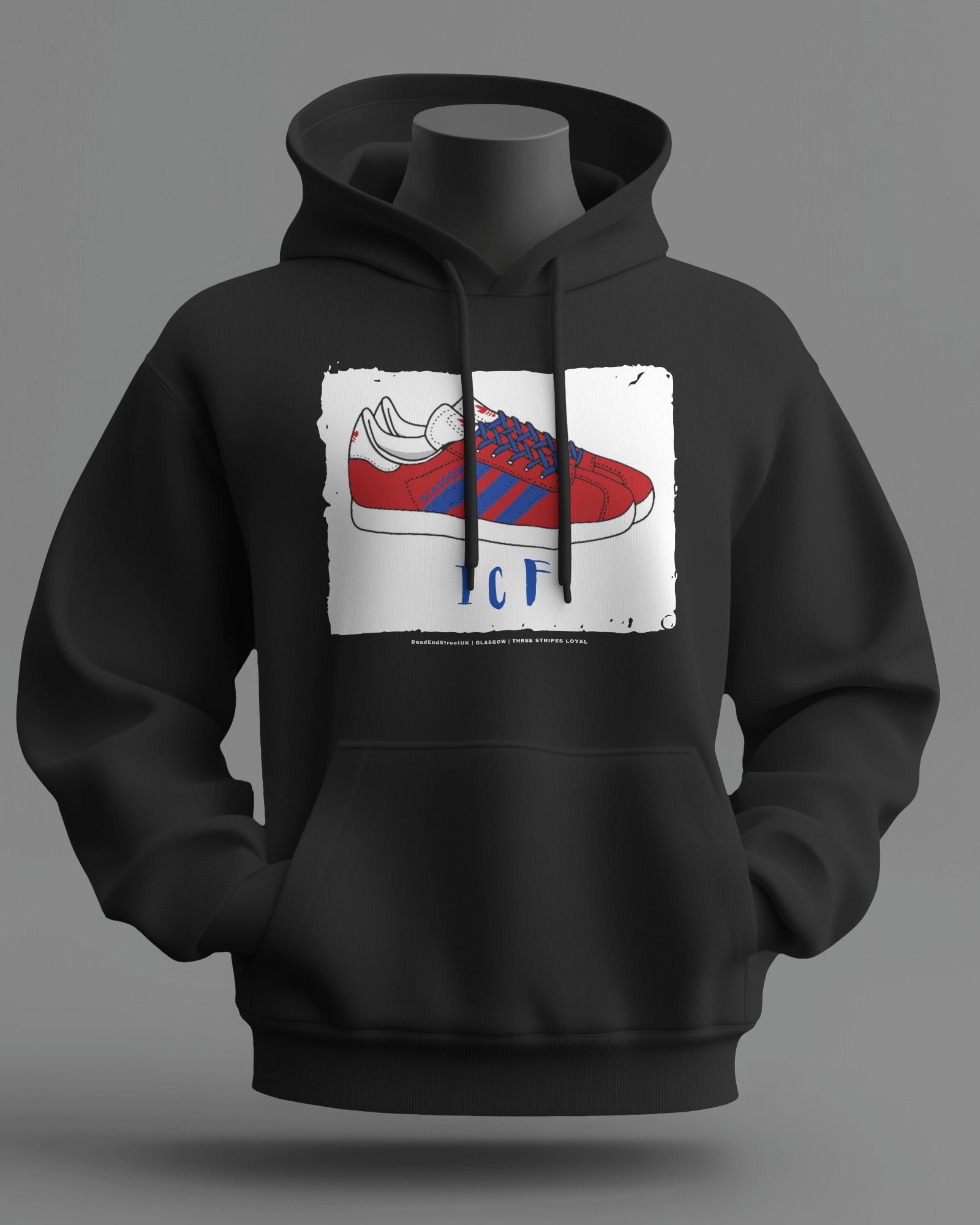 ICF Midweight Hoodie | Rangers Hooligan Firm | Three Stripes Loyal