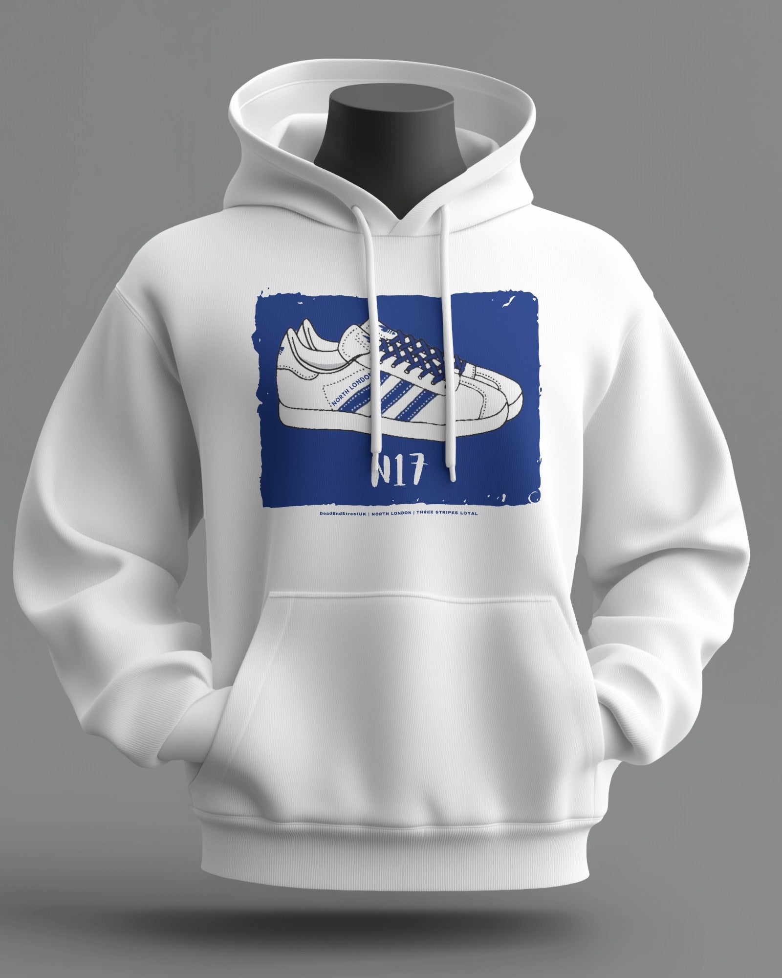 N17 Midweight Hoodie | Tottenham Hooligan Firm | Three Stripes Loyal