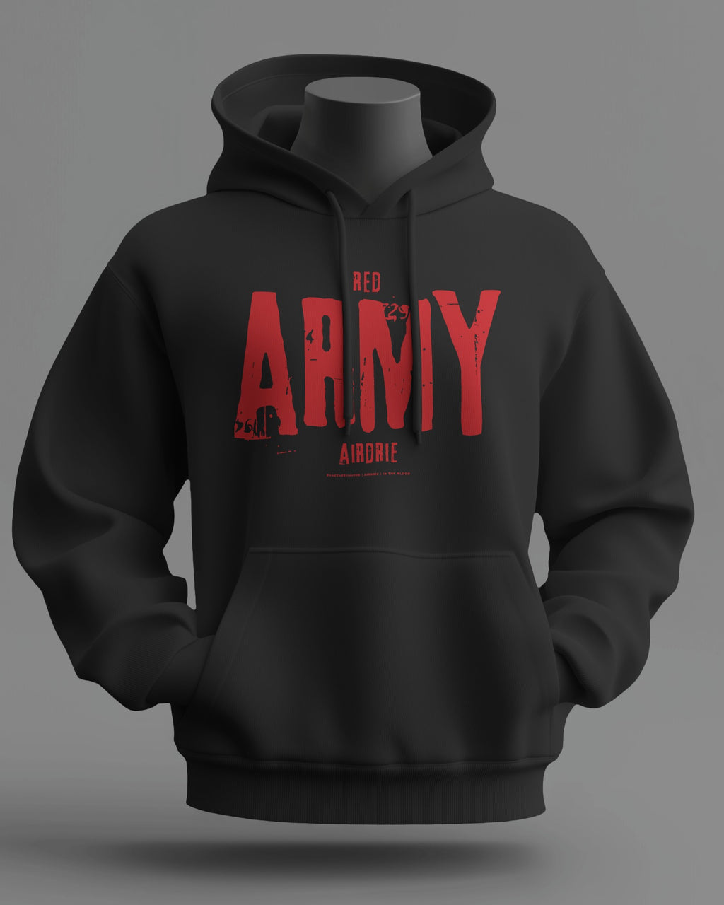 RED ARMY Midweight Hoodie | Airdrie Hooligan Firm | In The Blood