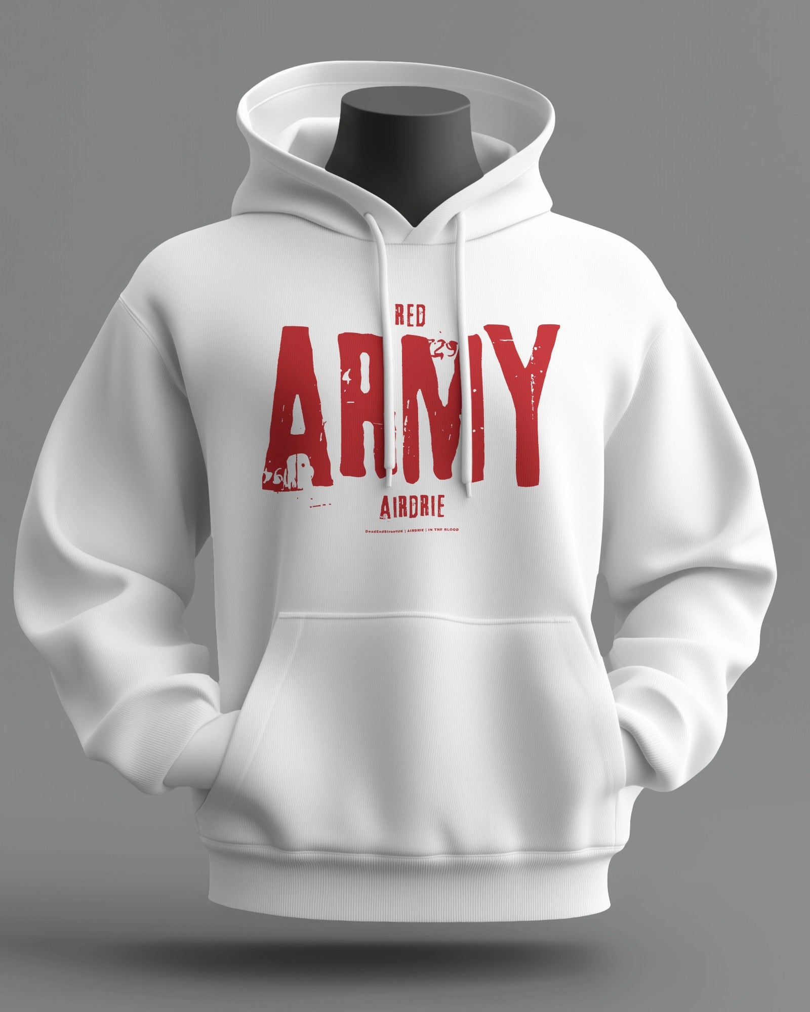 RED ARMY Midweight Hoodie | Airdrie Hooligan Firm | In The Blood