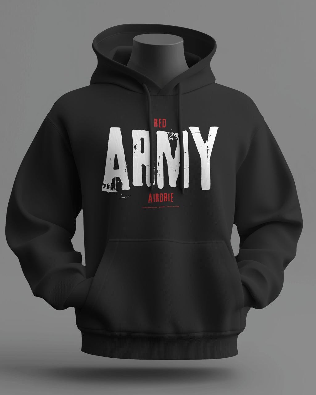 RED ARMY Midweight Hoodie | Airdrie Hooligan Firm | In The Blood