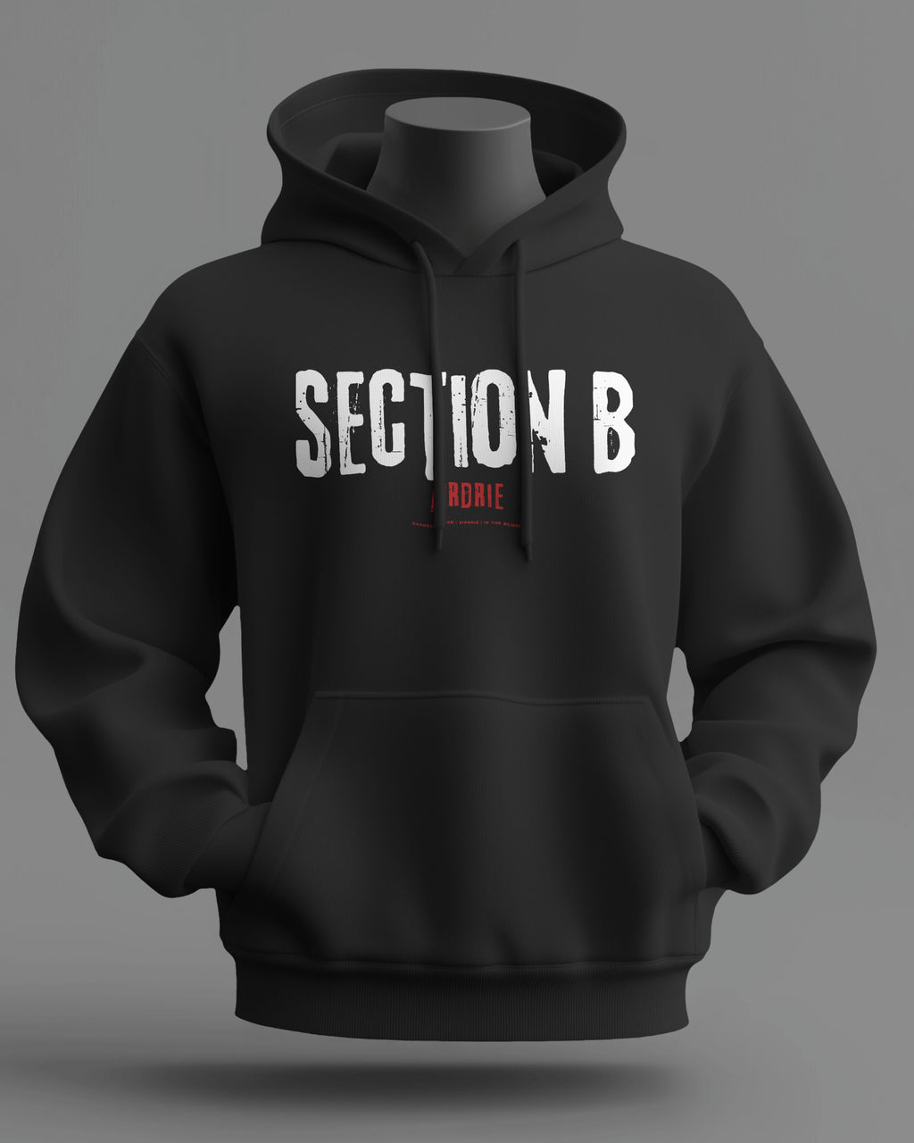 SECTION B Midweight Hoodie | Airdrie Hooligan Firm | In The Blood