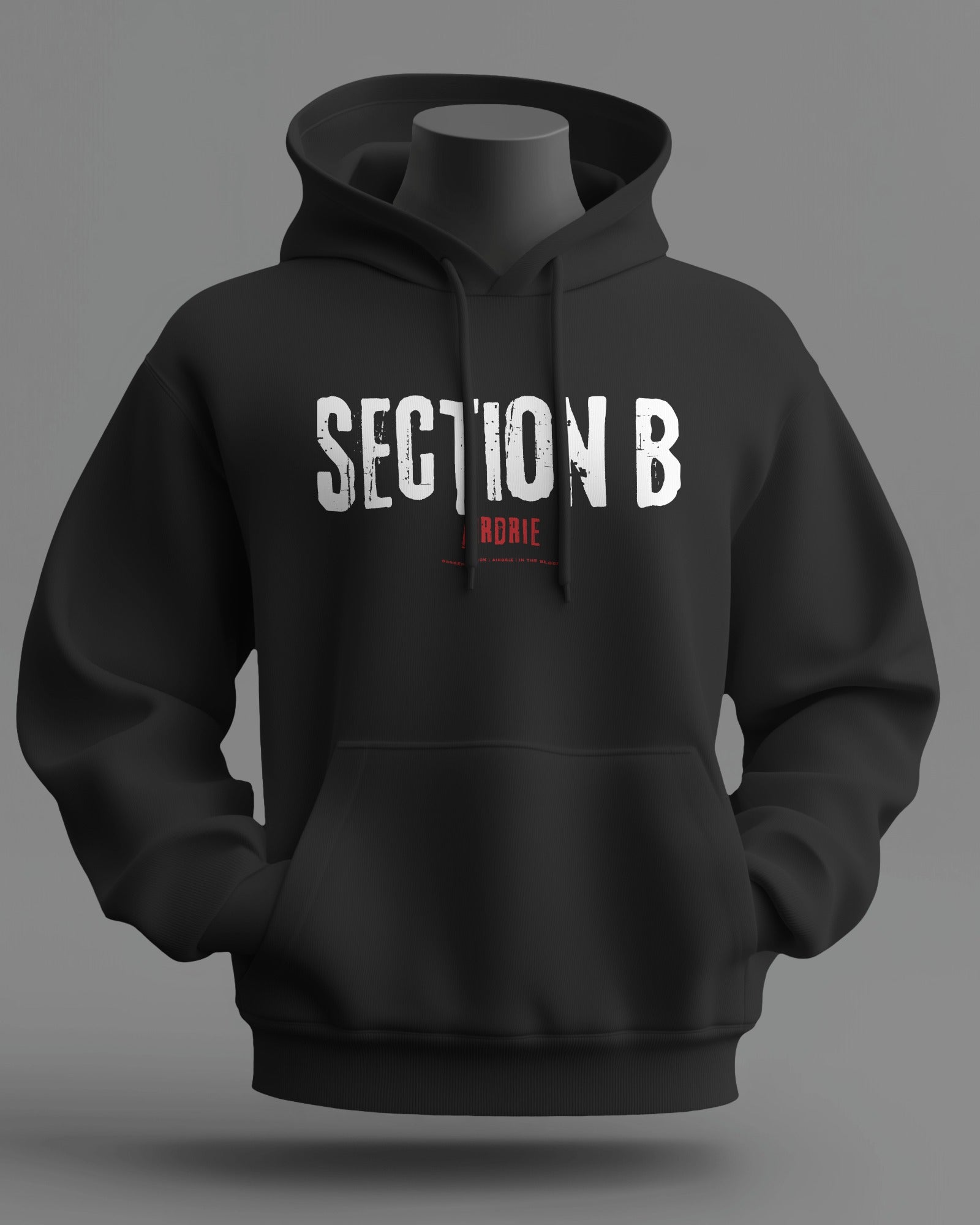 SECTION B Midweight Hoodie | Airdrie Hooligan Firm | In The Blood