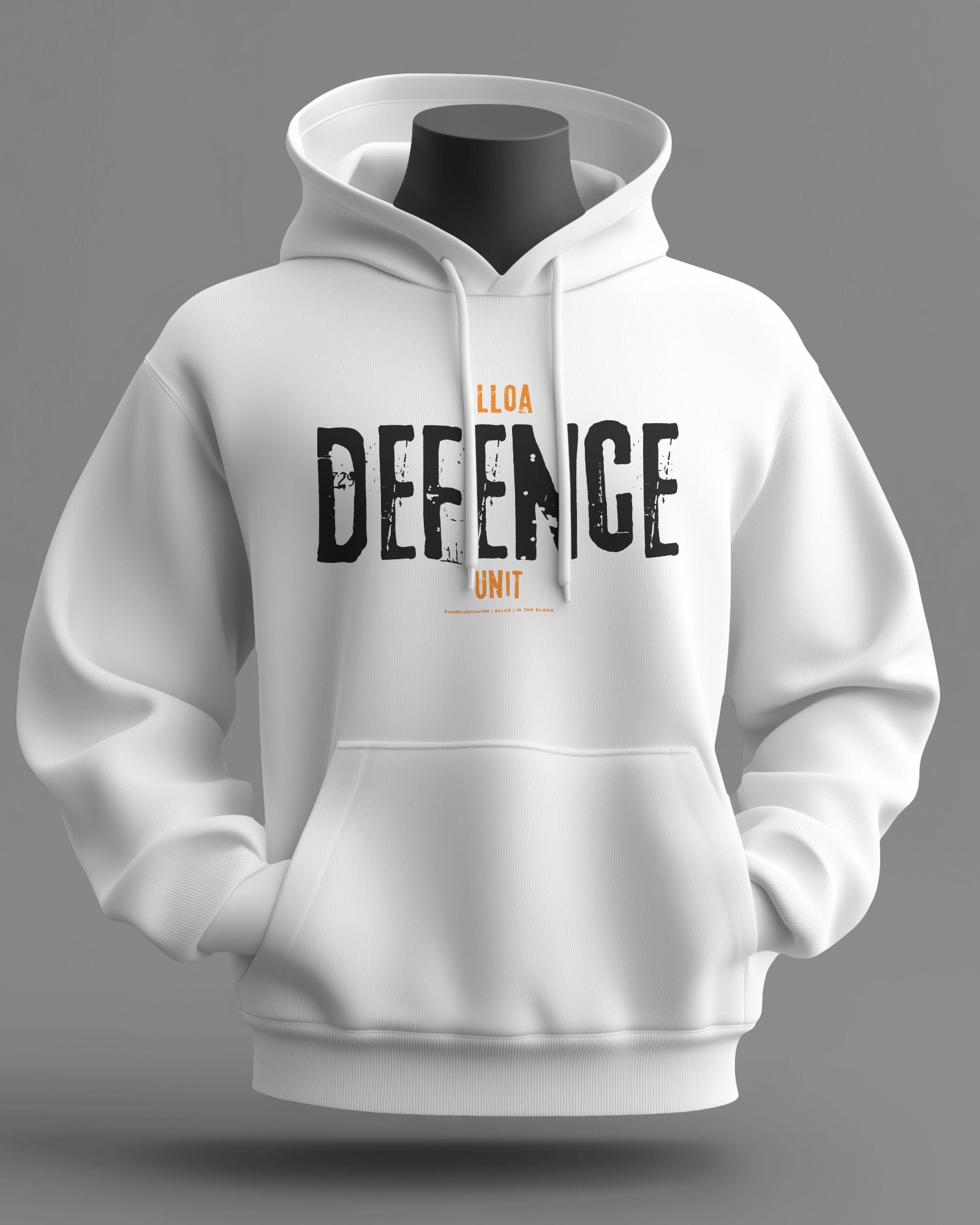DEFENCE Unit Midweight Hoodie | Alloa Hooligan Firm | In The Blood