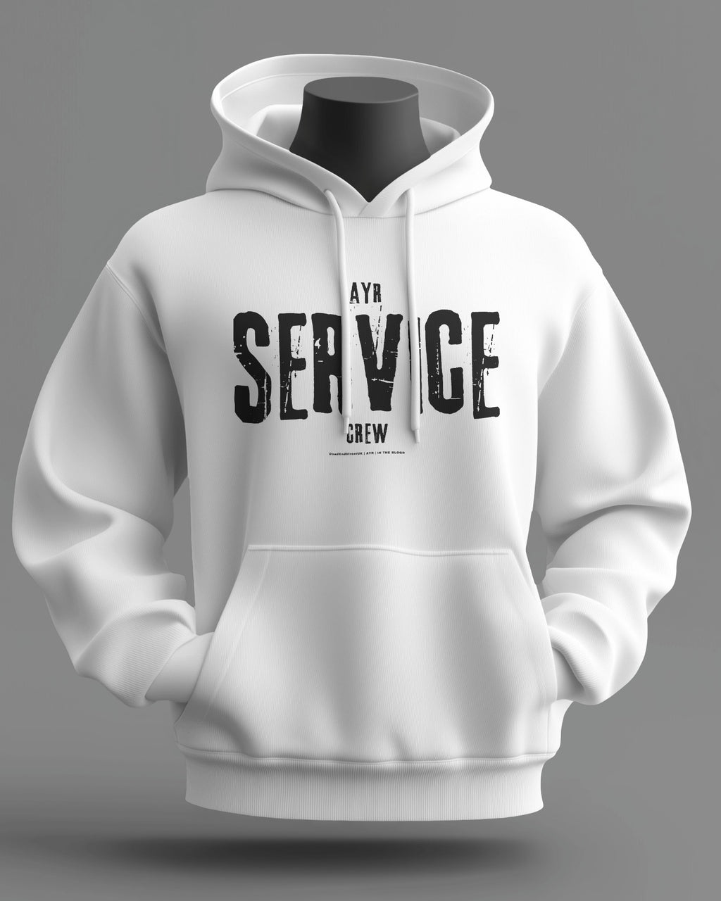 SERVICE Crew Midweight Hoodie | Ayr Hooligan Firm | In The Blood