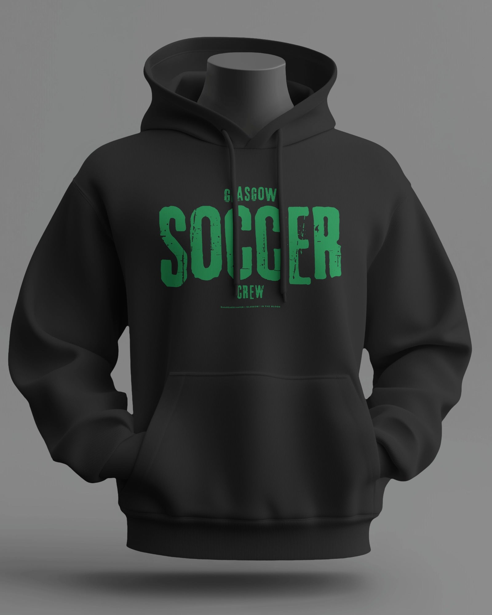 SOCCER Crew Midweight Hoodie | Celtic Hooligan Firm Glasgow | In The Blood