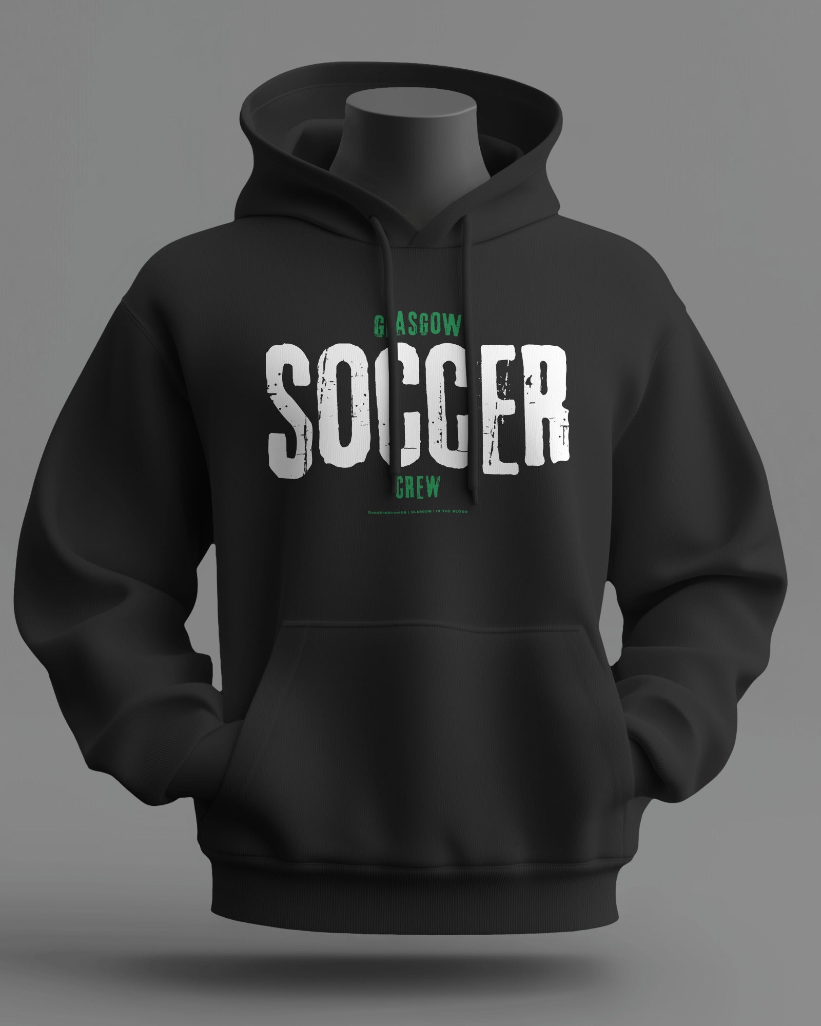 SOCCER Crew Midweight Hoodie | Celtic Hooligan Firm Glasgow | In The Blood
