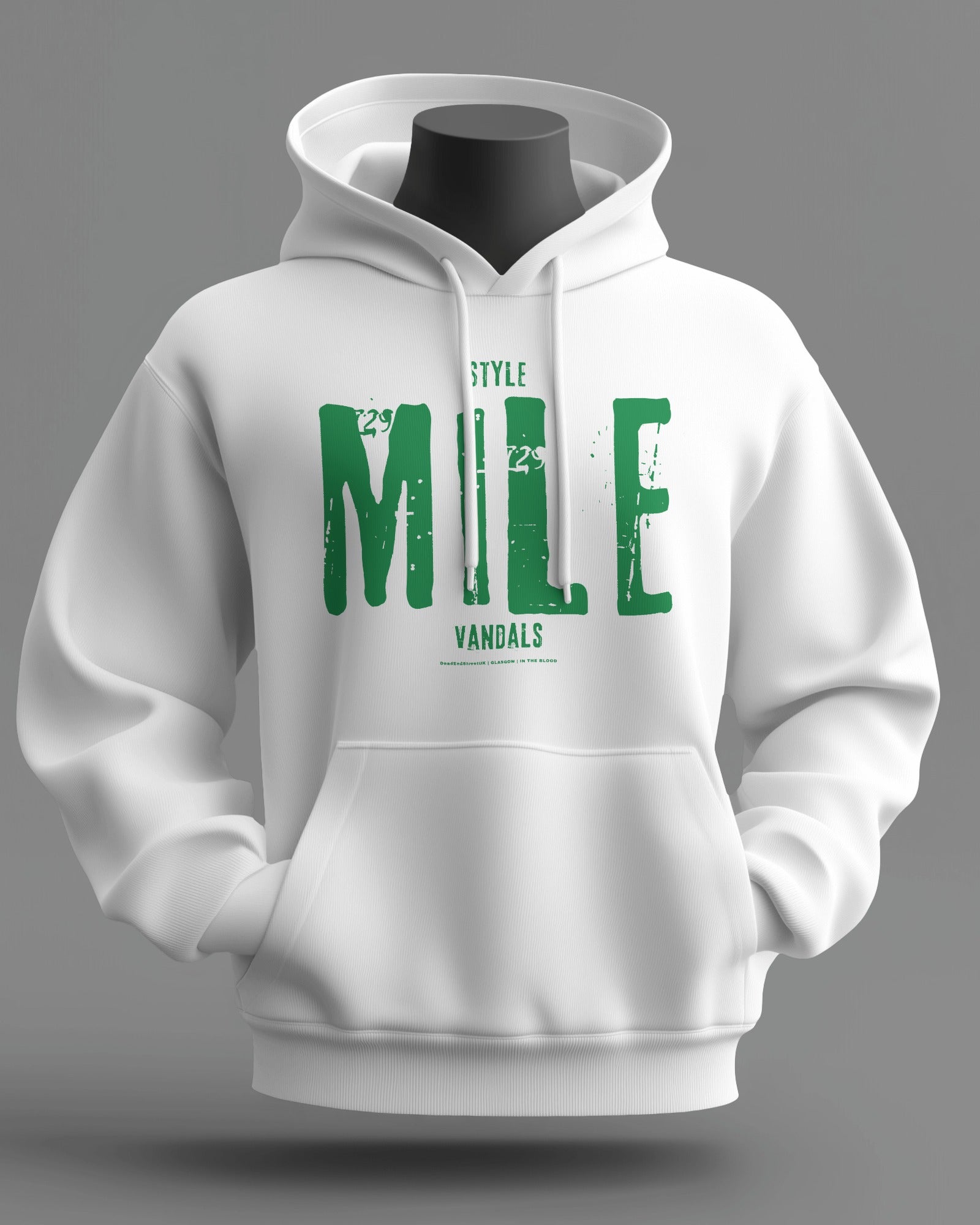 Style MILE Vandals Midweight Hoodie | Celtic Hooligan Firm Glasgow | In The Blood