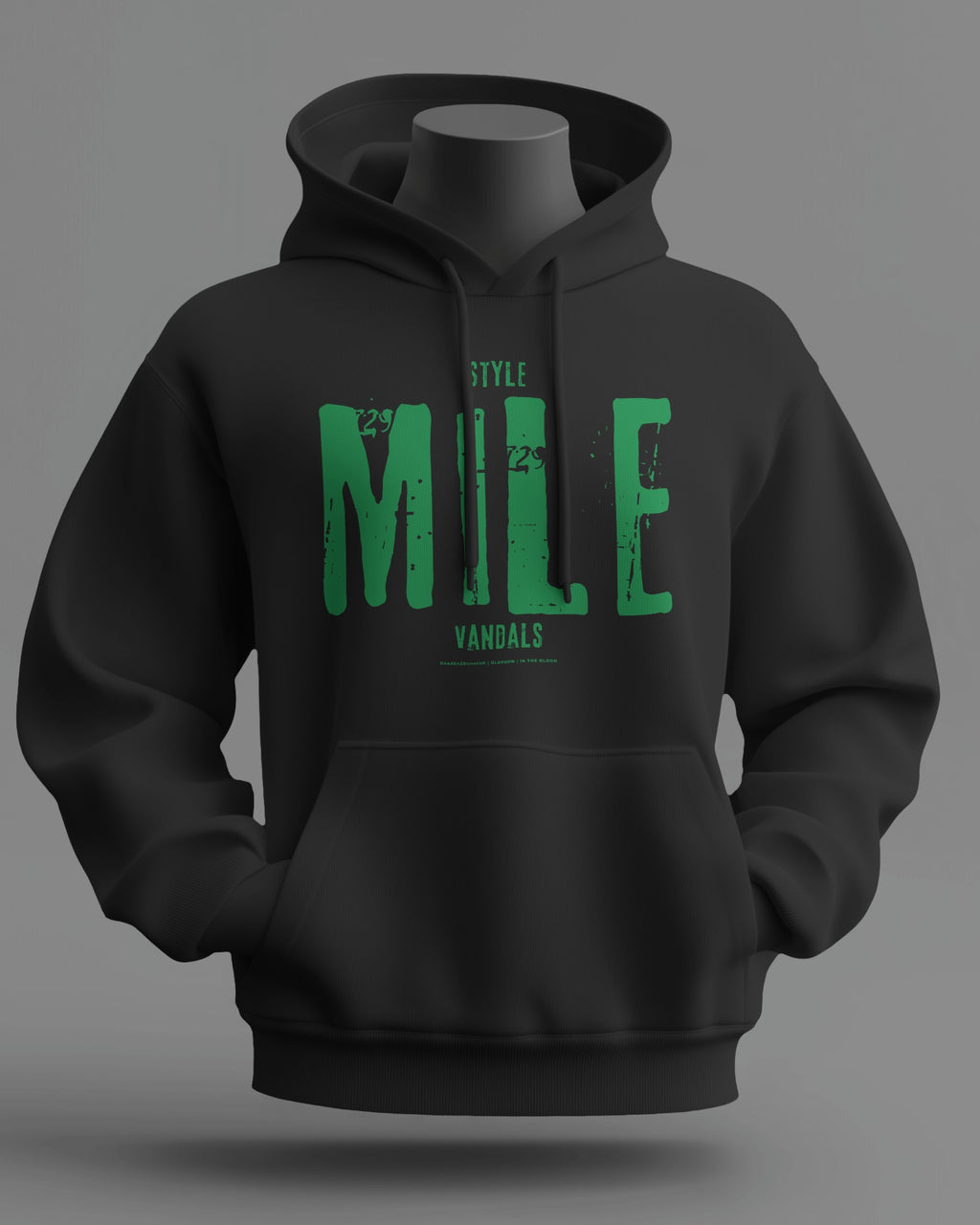Style MILE Vandals Midweight Hoodie | Celtic Hooligan Firm Glasgow | In The Blood