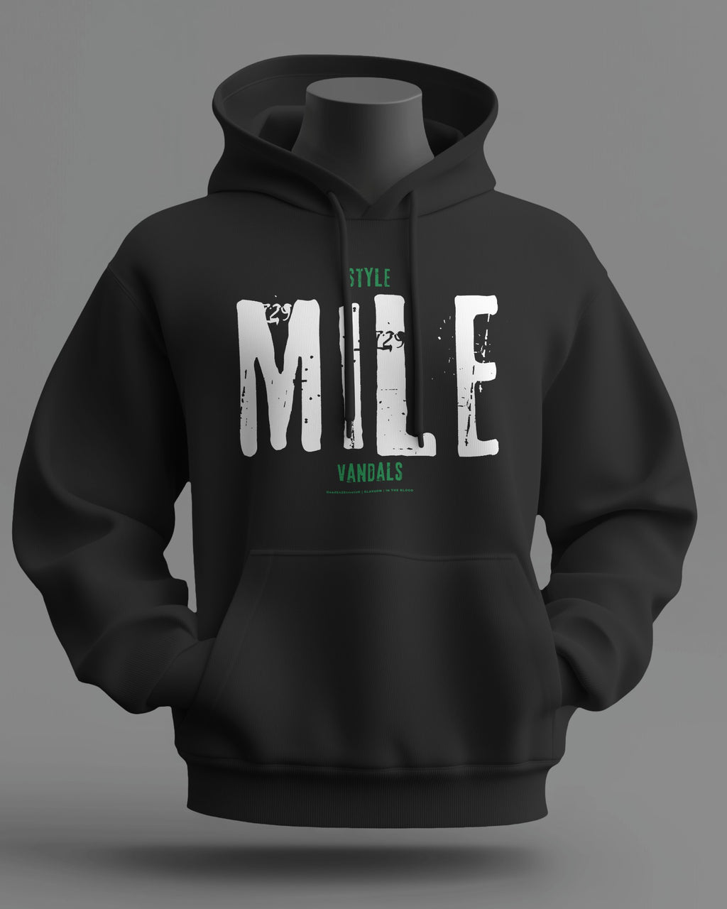 Style MILE Vandals Midweight Hoodie | Celtic Hooligan Firm Glasgow | In The Blood
