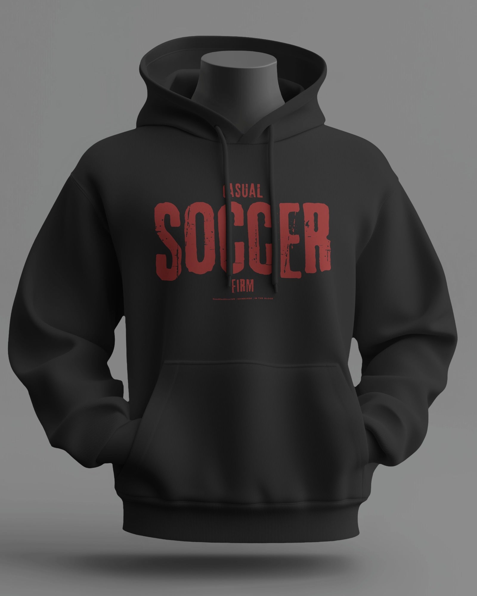 Casual SOCCER Firm Midweight Hoodie | Hearts Hooligan Firm | In The Blood