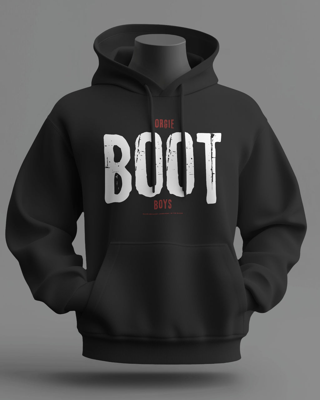 Gorgie BOOT Boys Midweight Hoodie | Hearts Hooligan Firm | In The Blood