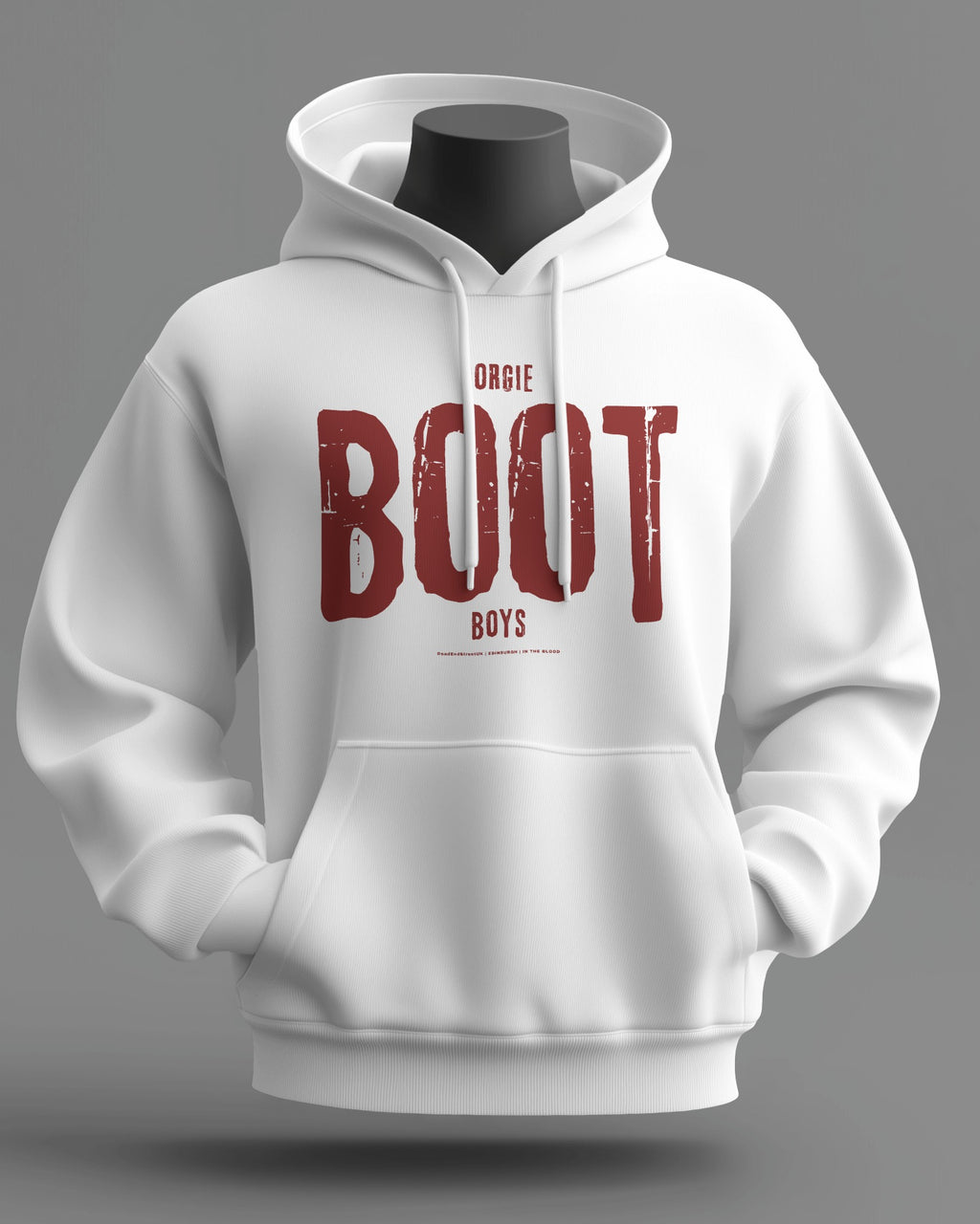 Gorgie BOOT Boys Midweight Hoodie | Hearts Hooligan Firm | In The Blood