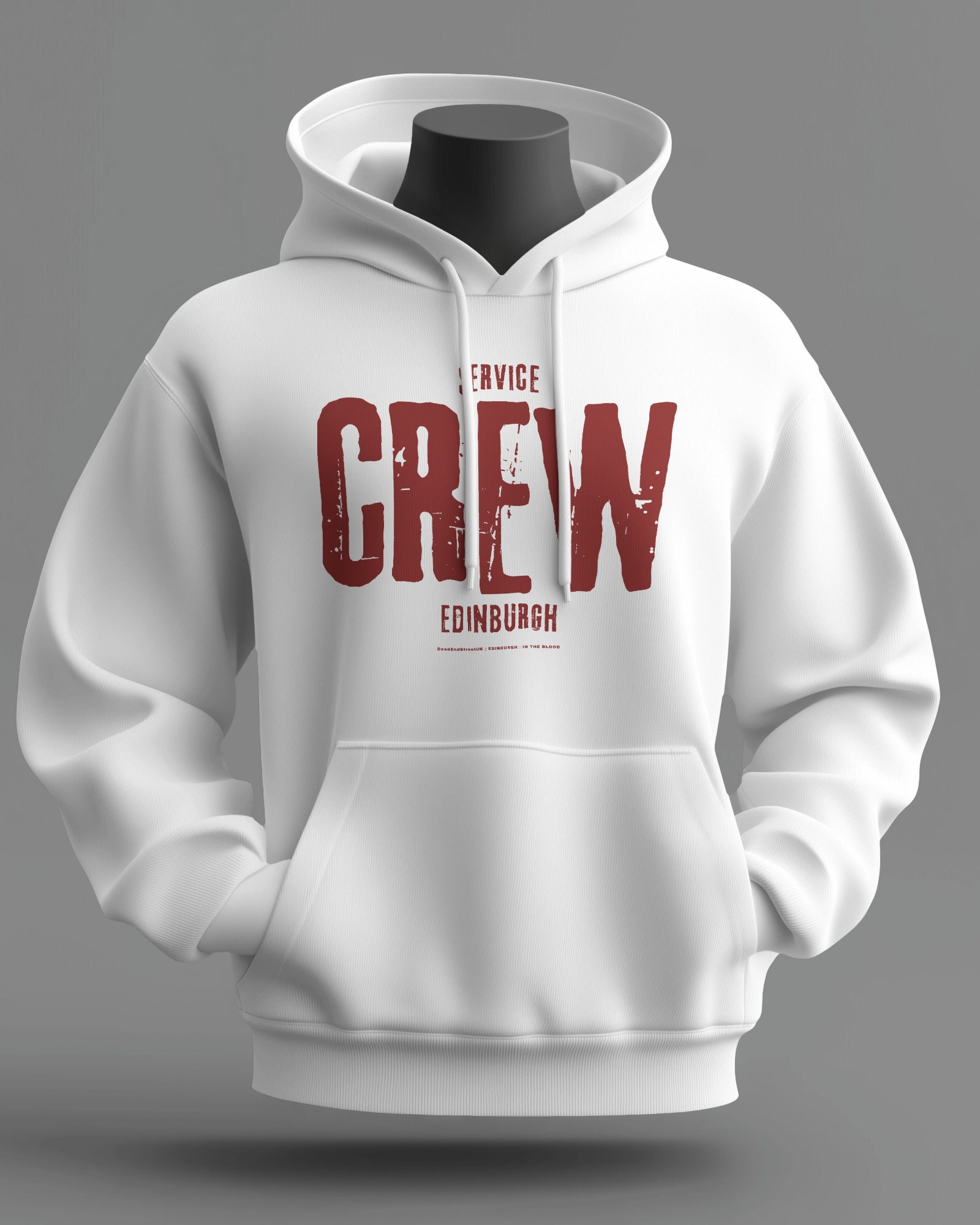 Service CREW Midweight Hoodie | Hearts Hooligan Firm | In The Blood