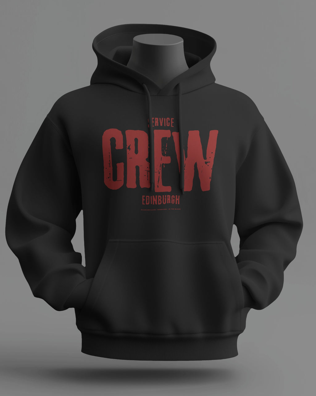 Service CREW Midweight Hoodie | Hearts Hooligan Firm | In The Blood