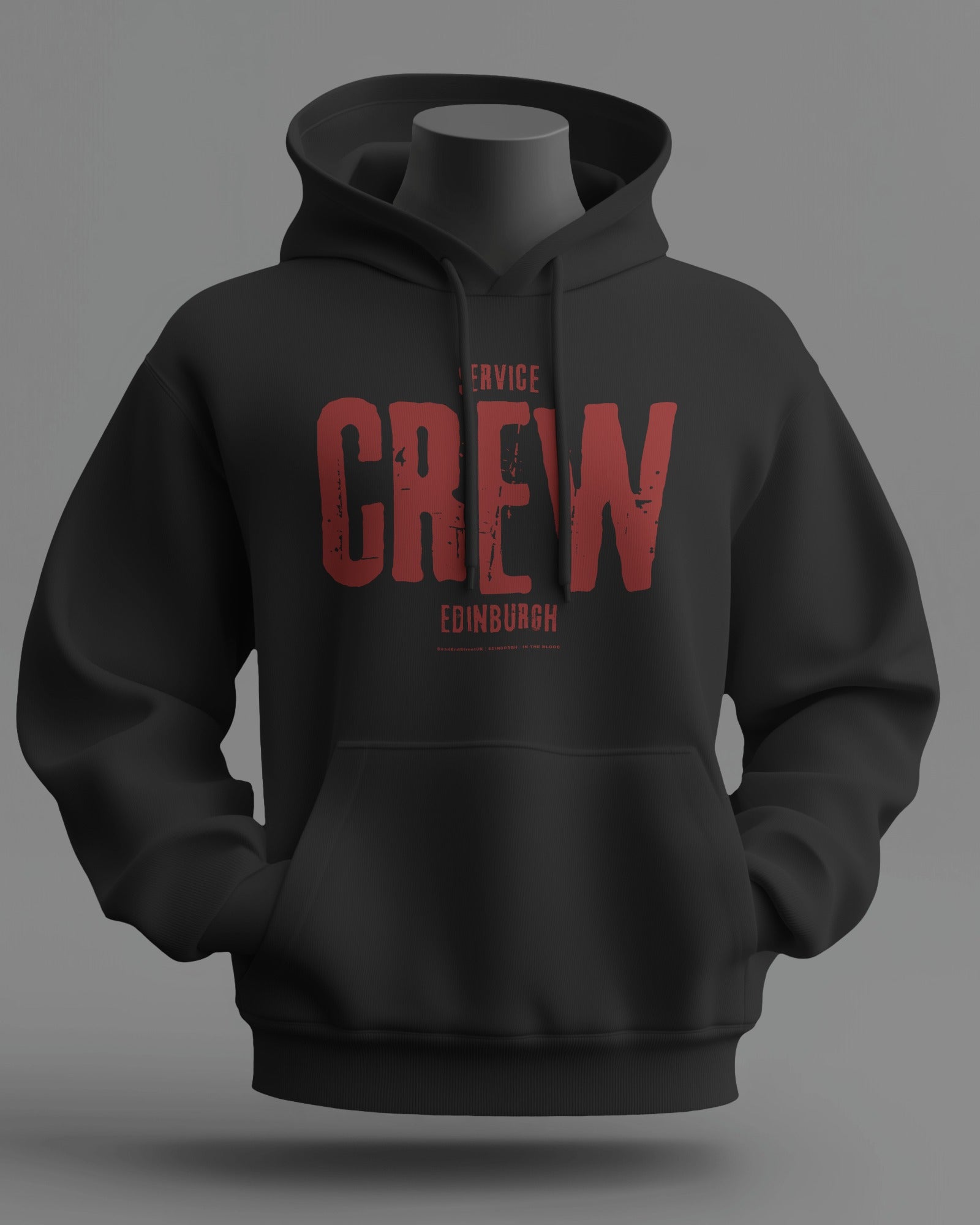 Service CREW Midweight Hoodie | Hearts Hooligan Firm | In The Blood