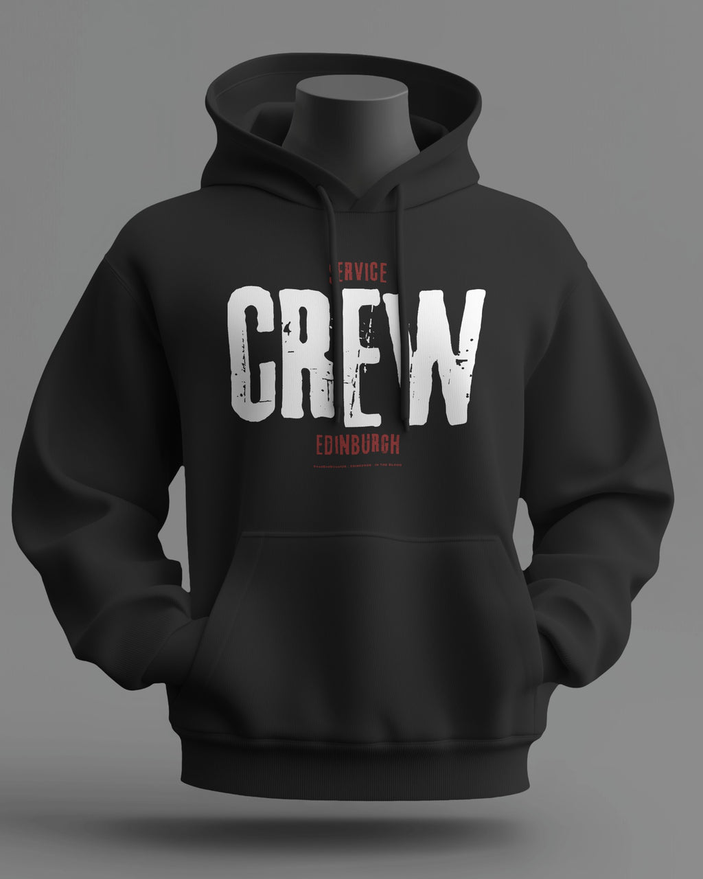 Service CREW Midweight Hoodie | Hearts Hooligan Firm | In The Blood