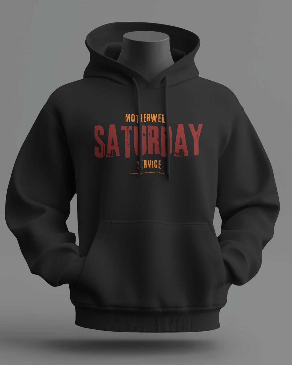 SATURDAY Service Midweight Hoodie | Motherwell Hooligan Firm | In The Blood