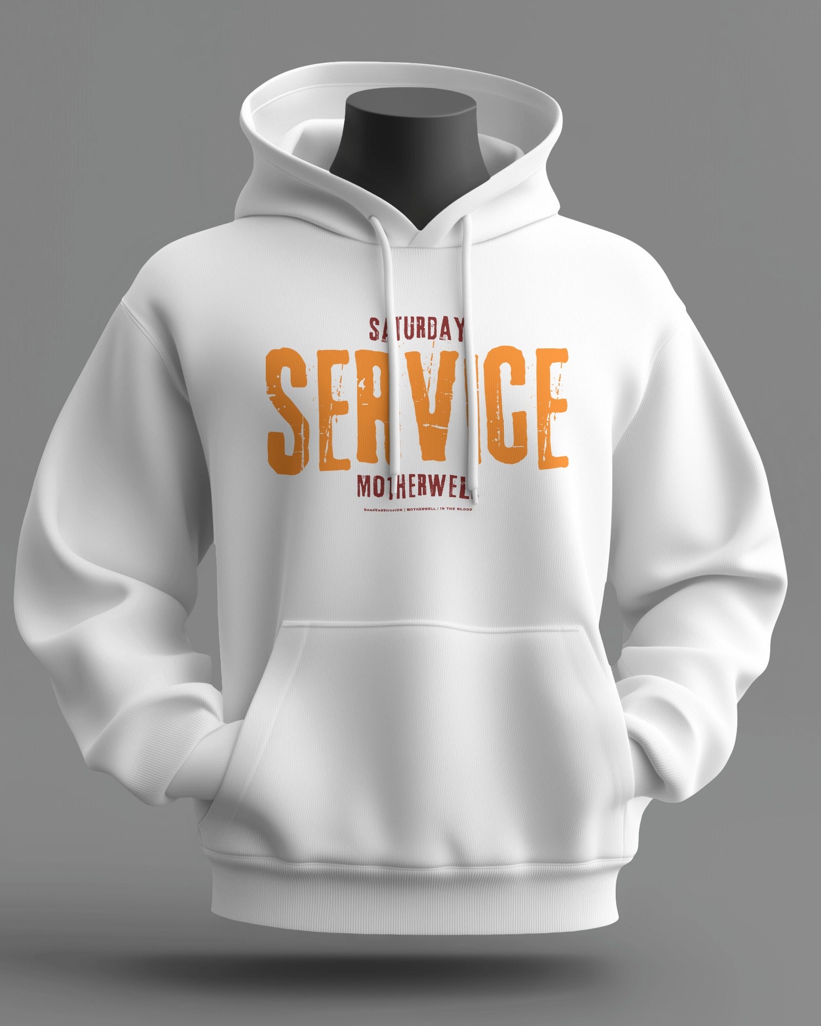 Saturday SERVICE Midweight Hoodie | Motherwell Hooligan Firm | In The Blood