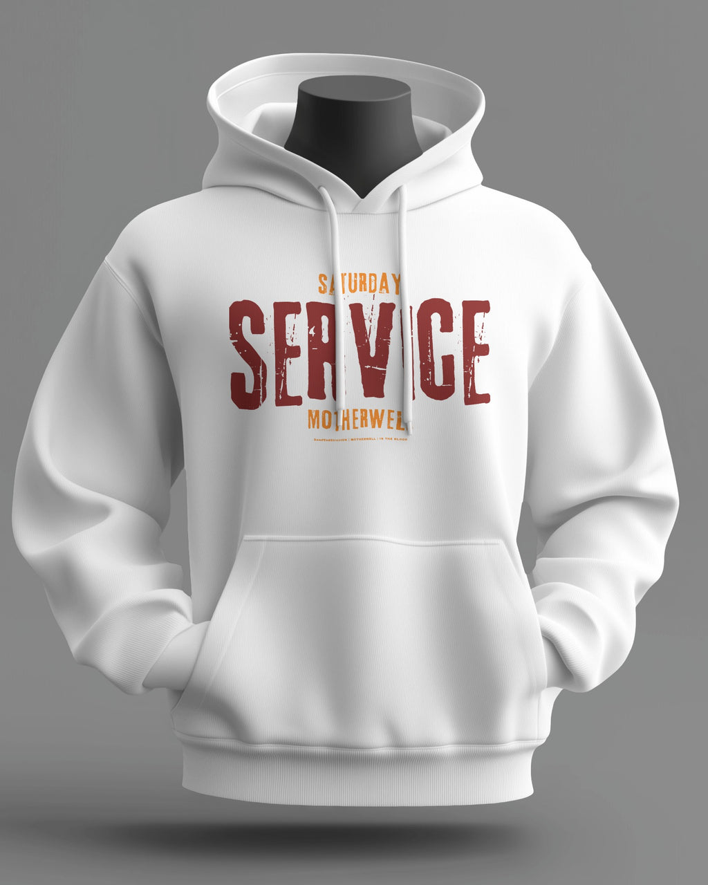 Saturday SERVICE Midweight Hoodie | Motherwell Hooligan Firm | In The Blood