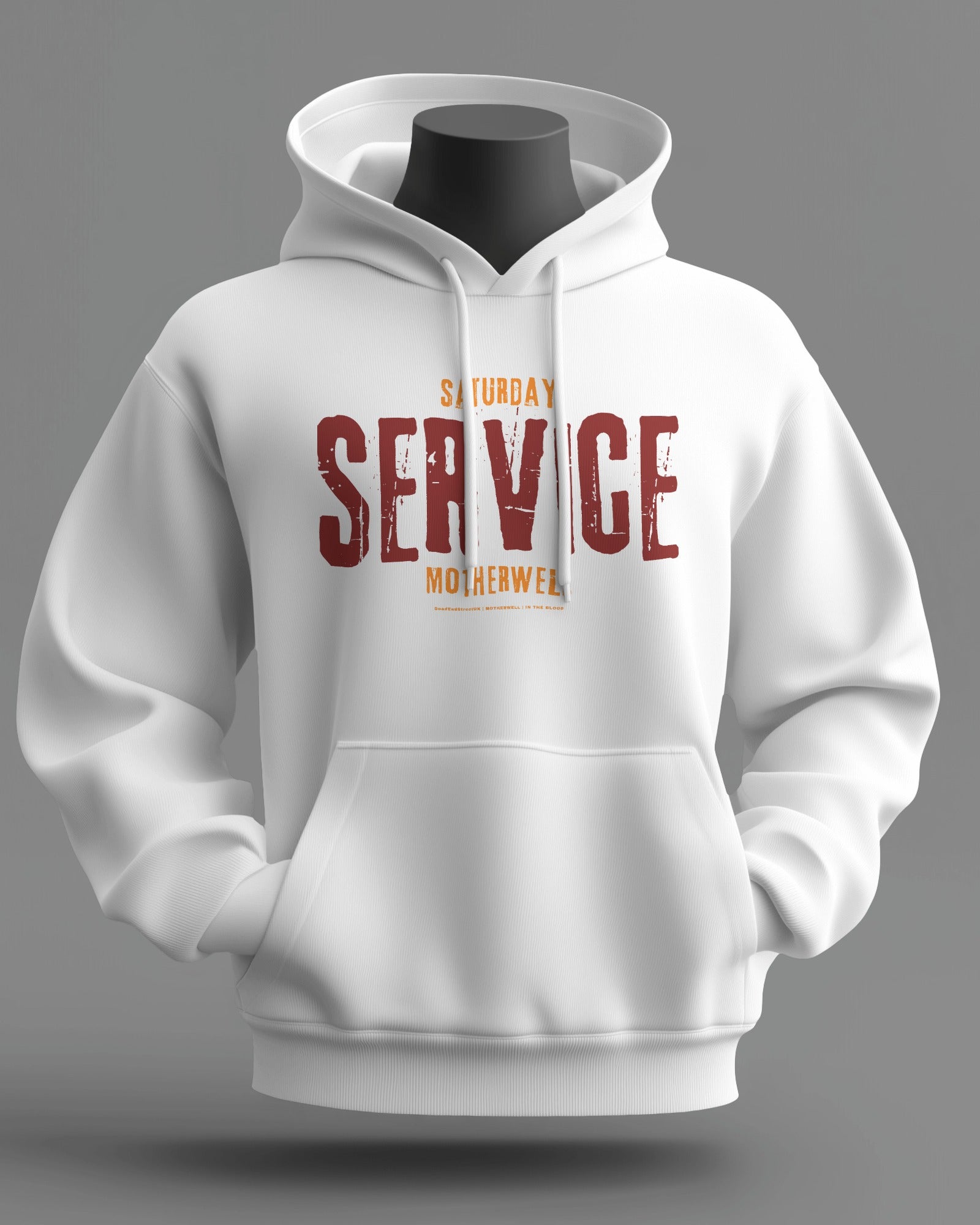 Saturday SERVICE Midweight Hoodie | Motherwell Hooligan Firm | In The Blood
