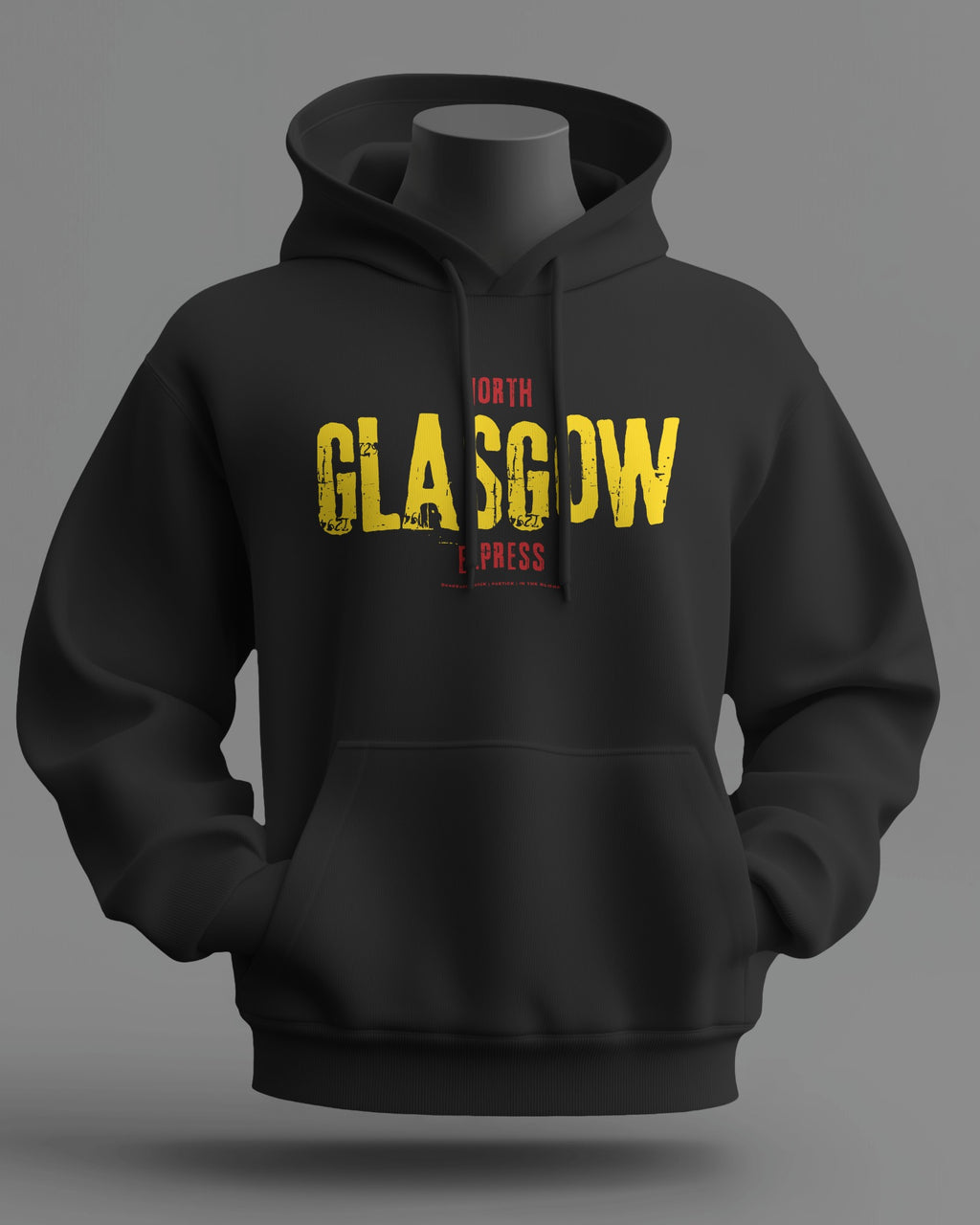 North GLASGOW Express Midweight Hoodie | Partick Hooligan Firm | In The Blood