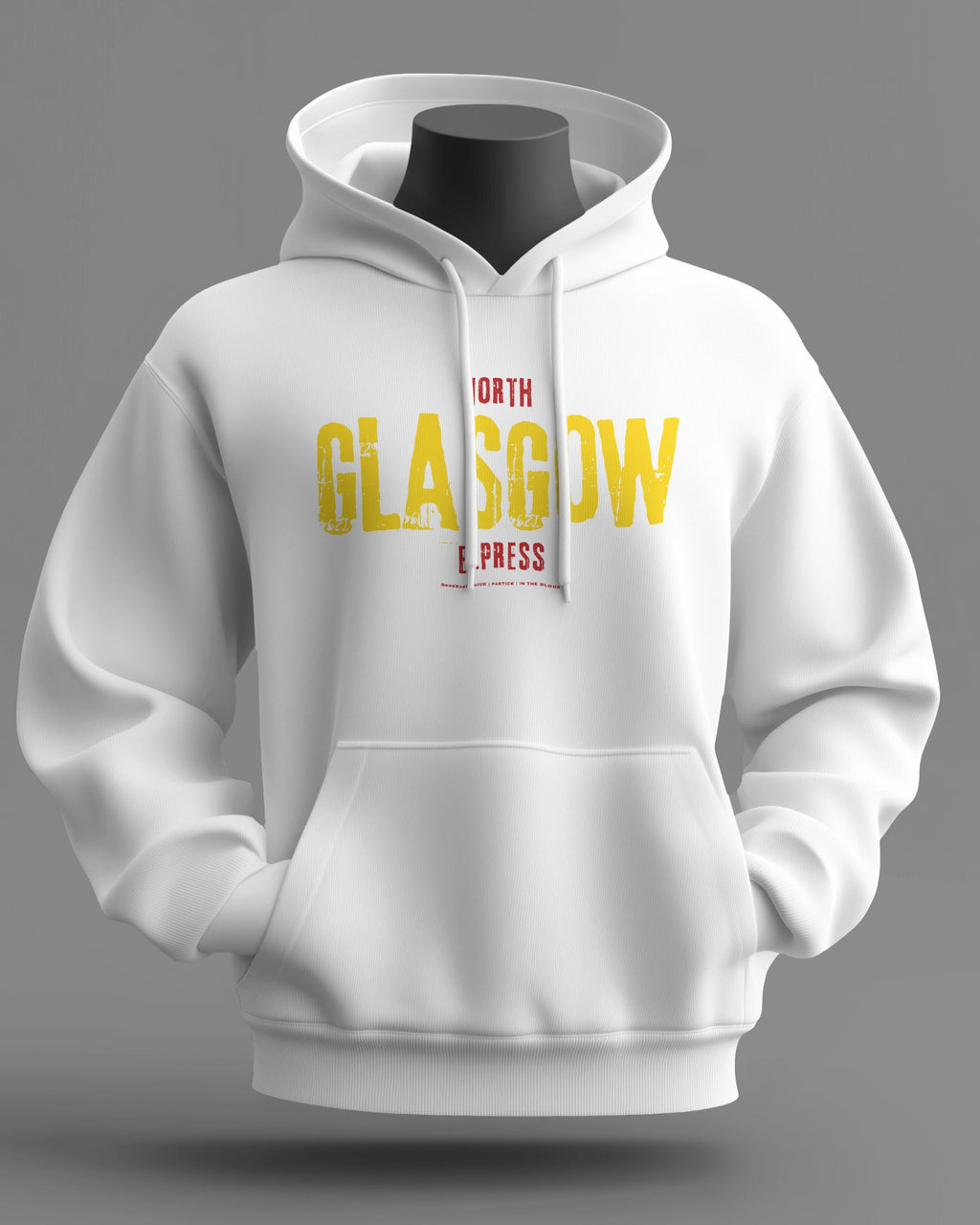 North GLASGOW Express Midweight Hoodie | Partick Hooligan Firm | In The Blood