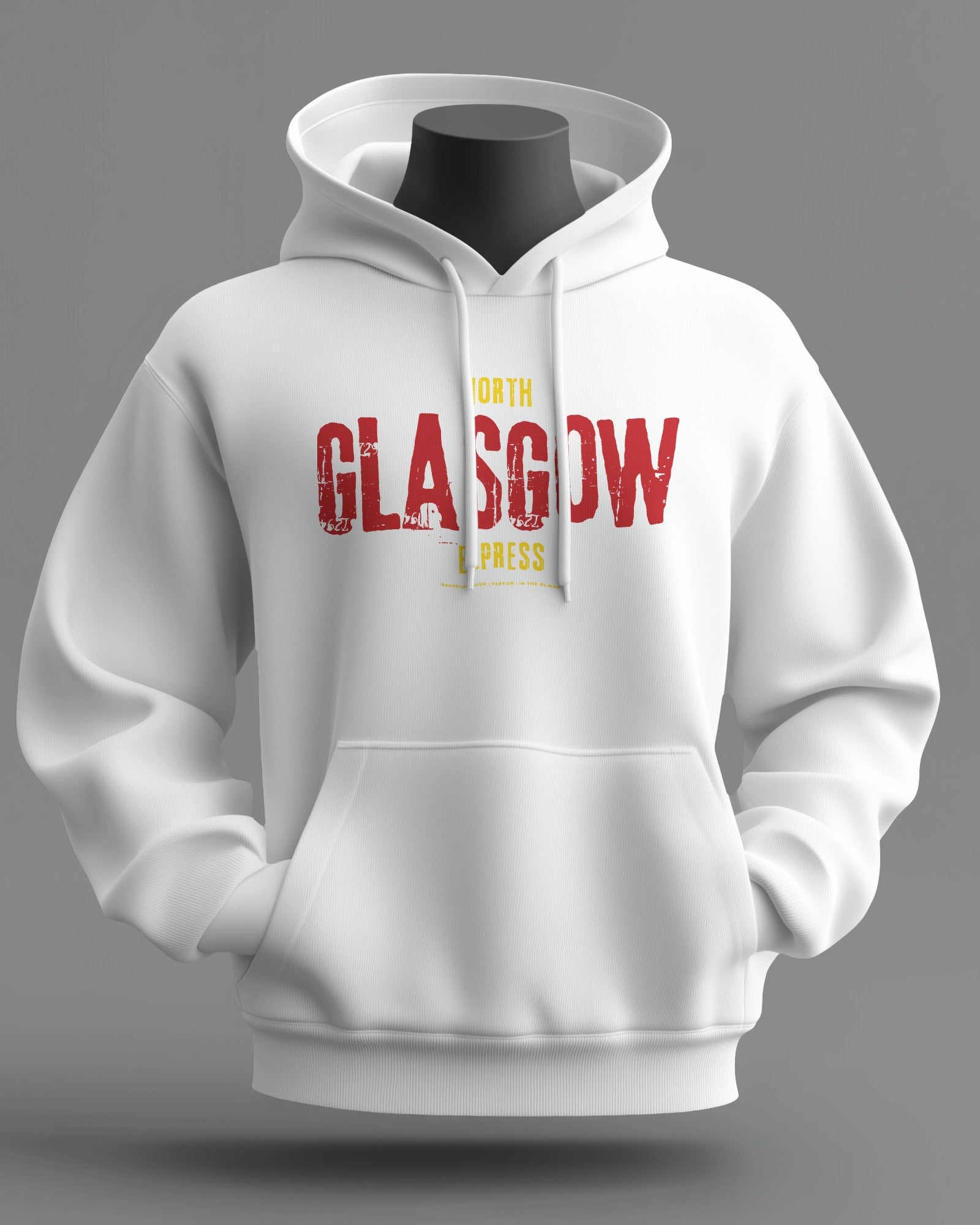 North GLASGOW Express Midweight Hoodie | Partick Hooligan Firm | In The Blood
