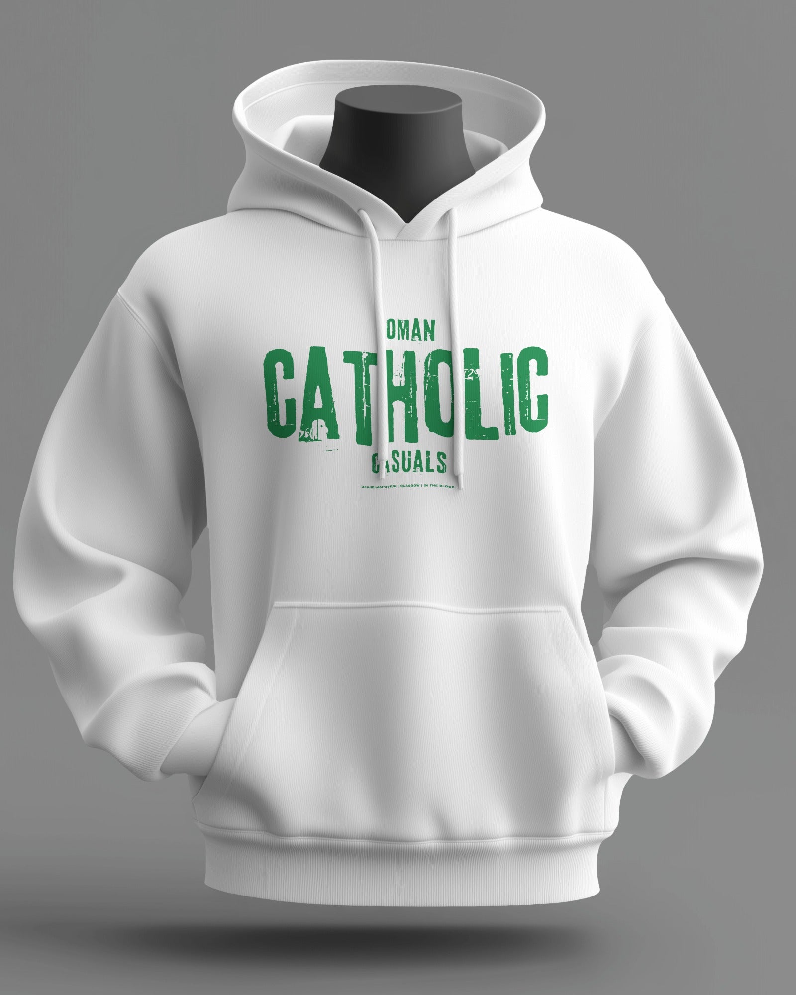 Roman CATHOLIC Casuals Midweight Hoodie | Celtic Hooligan Firm Glasgow | In The Blood