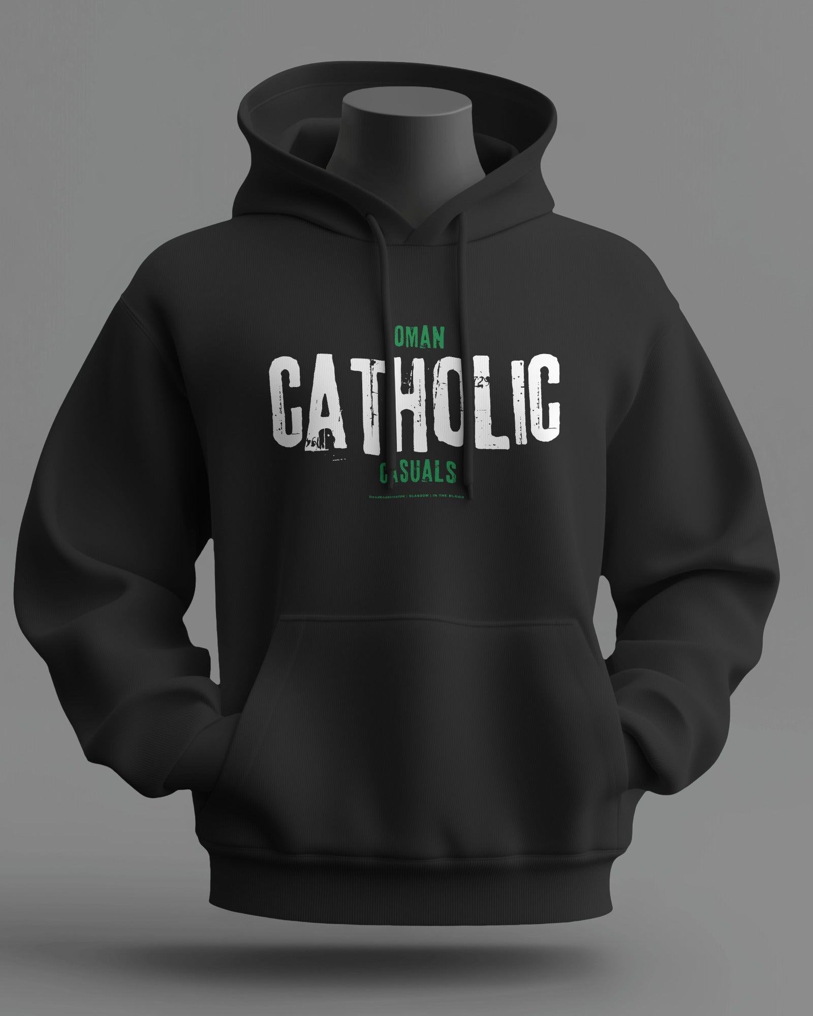 Roman CATHOLIC Casuals Midweight Hoodie | Celtic Hooligan Firm Glasgow | In The Blood