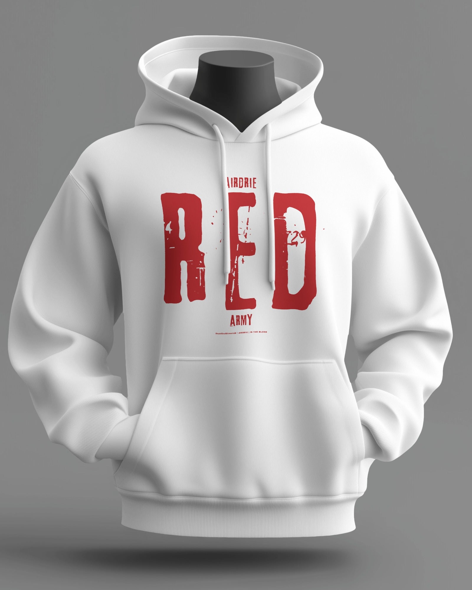 RED Army Midweight Hoodie | Airdrie Hooligan Firm | In The Blood