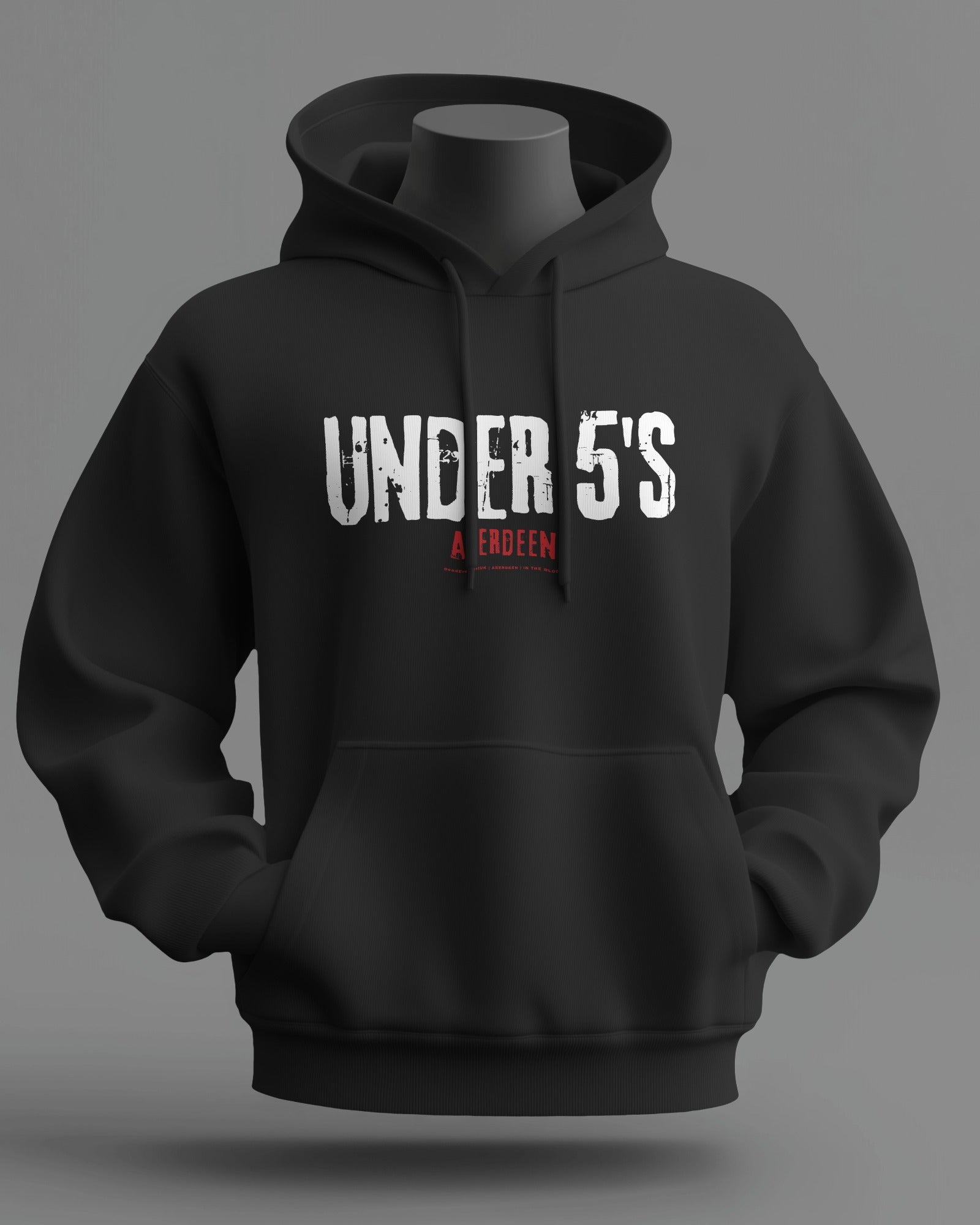 UNDER 5'S Midweight Hoodie | Aberdeen Hooligan Firm | In The Blood