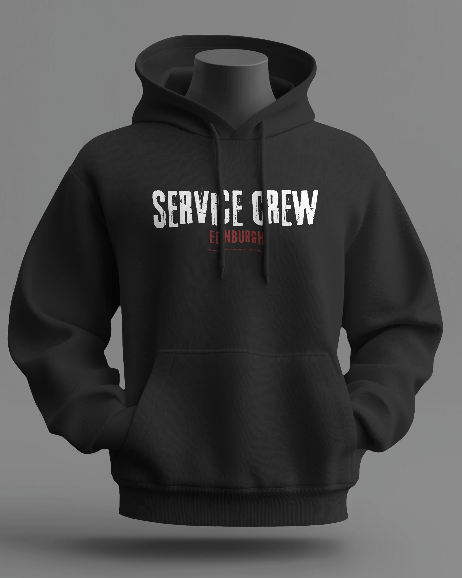 SERVICE CREW Midweight Hoodie | Hearts Hooligan Firm | In The Blood