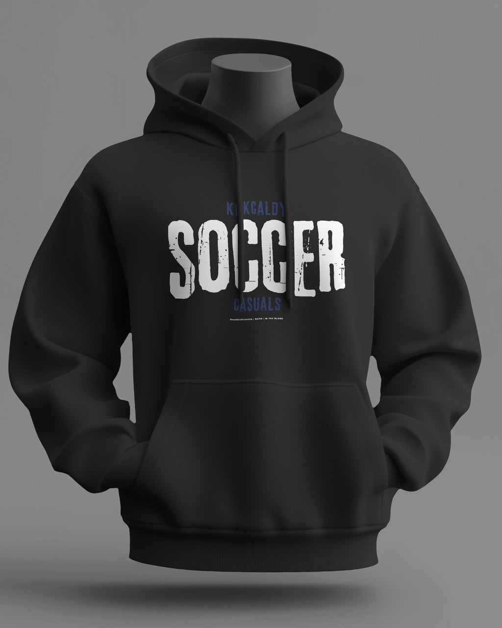Kirkcaldy SOCCER Casuals Midweight Hoodie | Raith Hooligan Firm | In The Blood