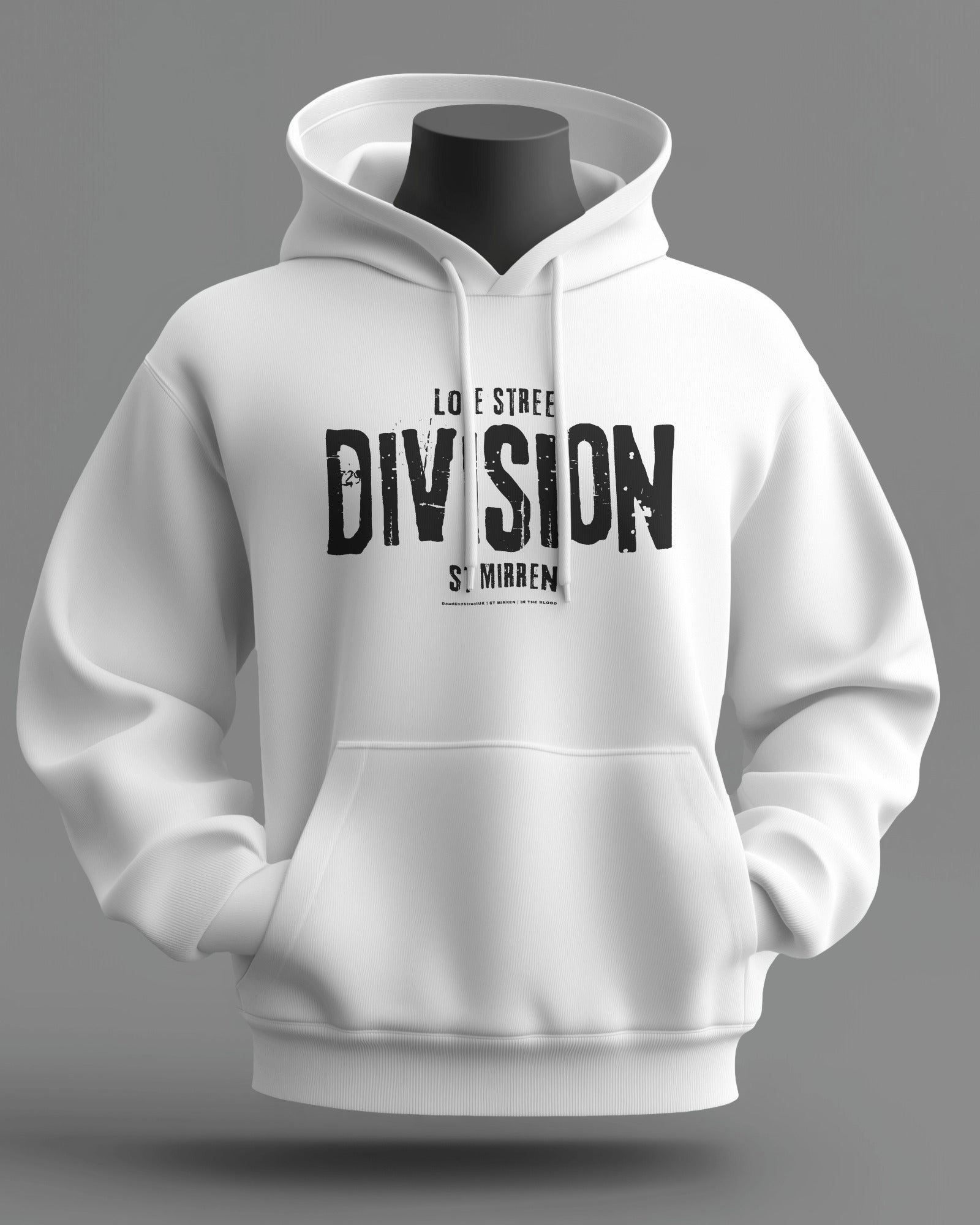 Love Street DIVISION Midweight Hoodie | St Mirren Hooligan Firm | In The Blood