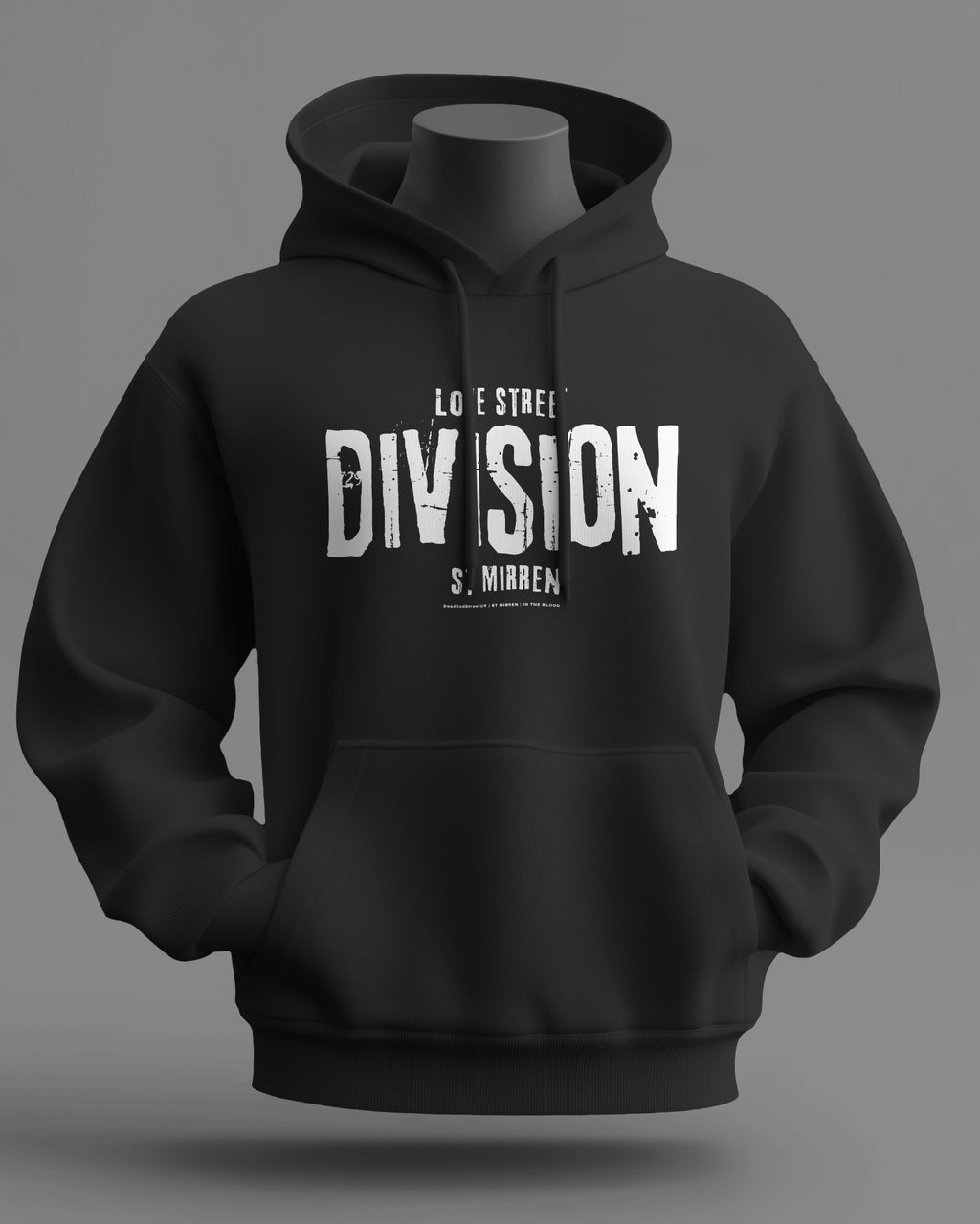 Love Street DIVISION Midweight Hoodie | St Mirren Hooligan Firm | In The Blood