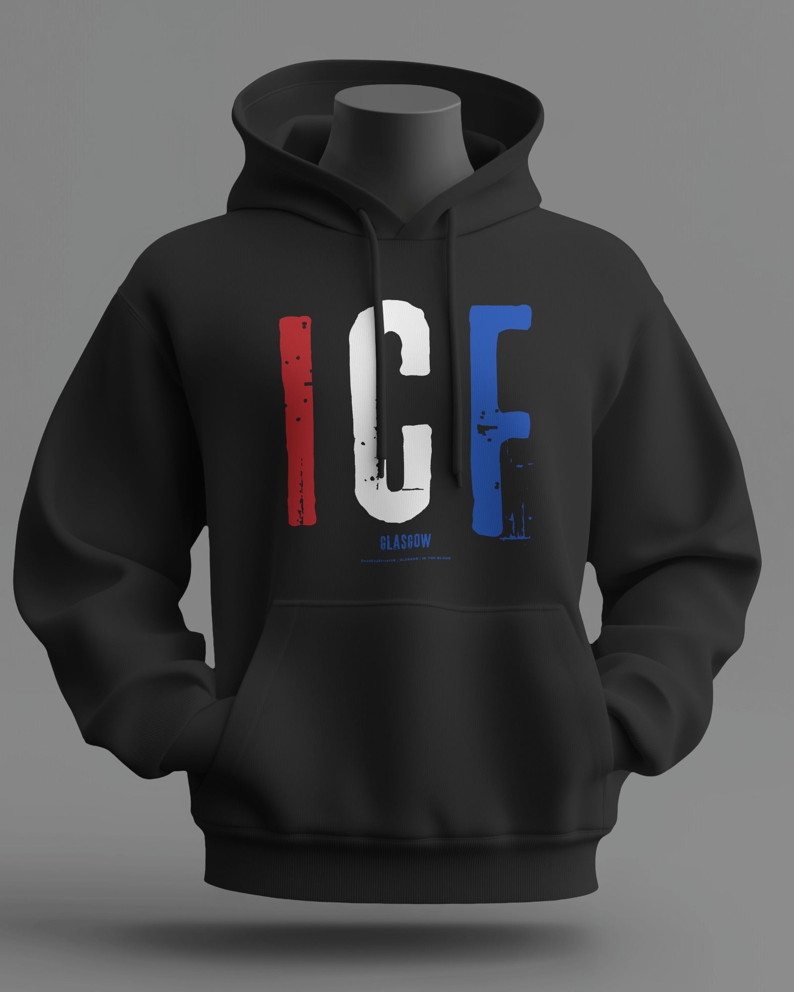 ICF (Inter City Firm) Midweight Hoodie | Rangers Hooligan Firm | In The Blood