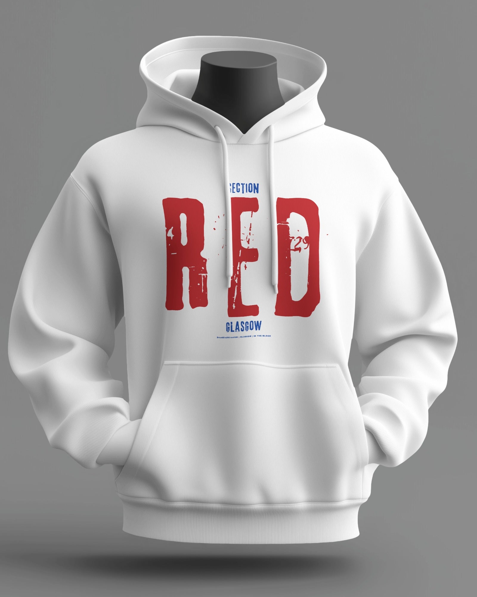 Section RED Midweight Hoodie | Rangers Hooligan Firm | In The Blood